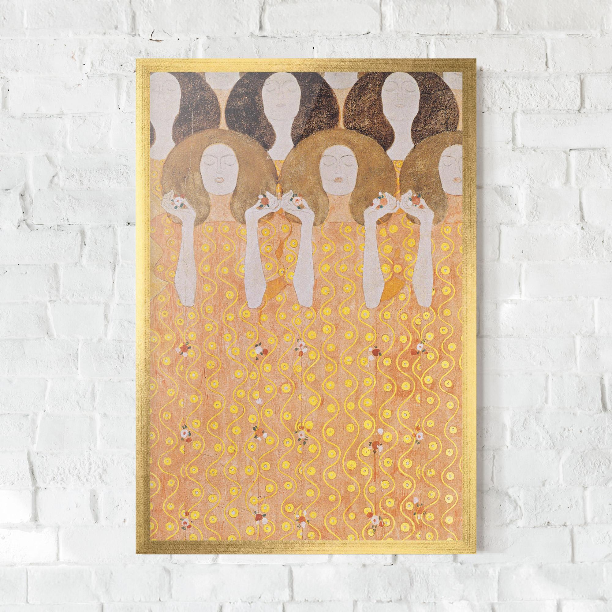 Gerahmte Poster Beethoven Frieze mockup 0