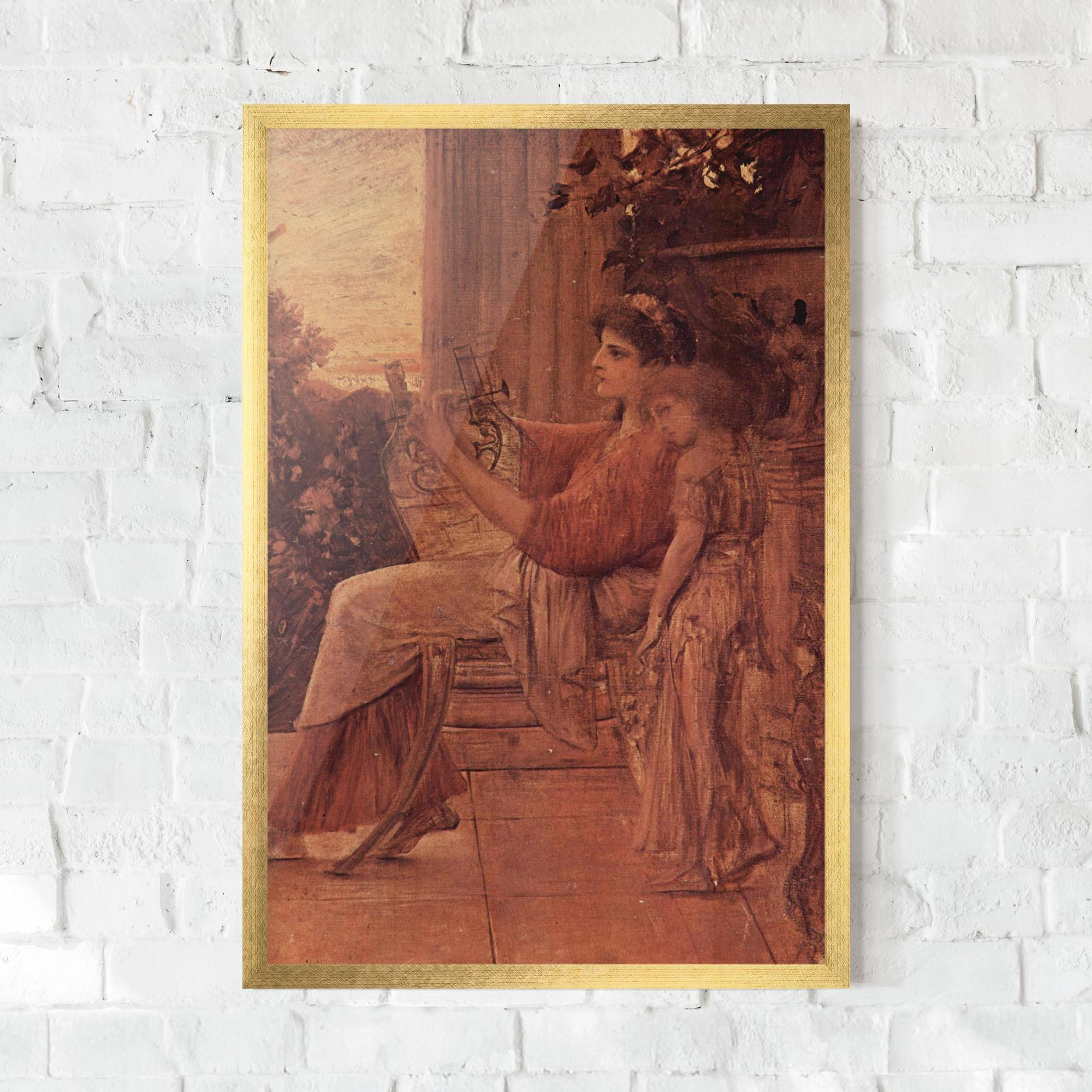 Gerahmte Poster Gustav Klimt Painting mockup 0