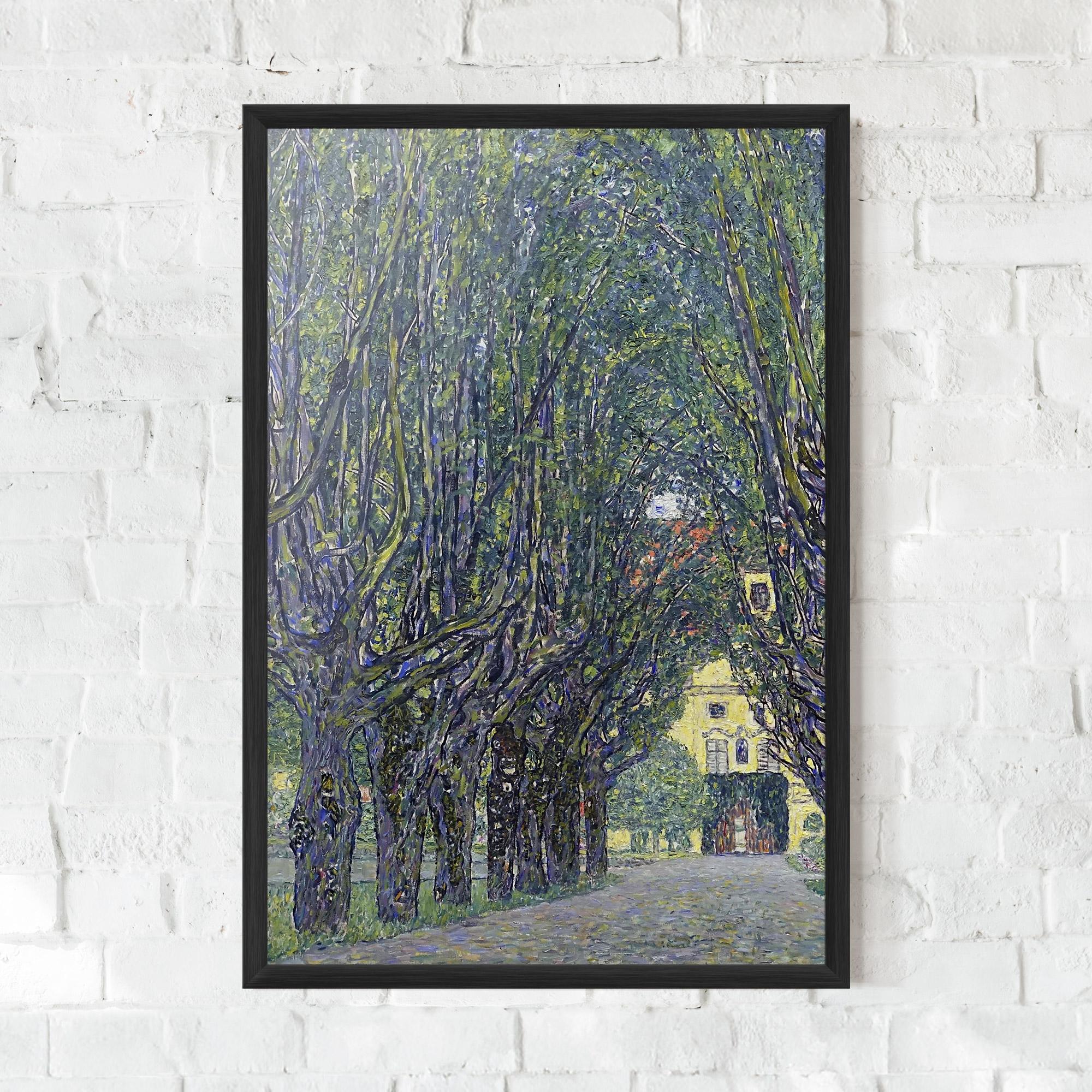 Gerahmte Poster Allee At Schloss Kammer mockup 0