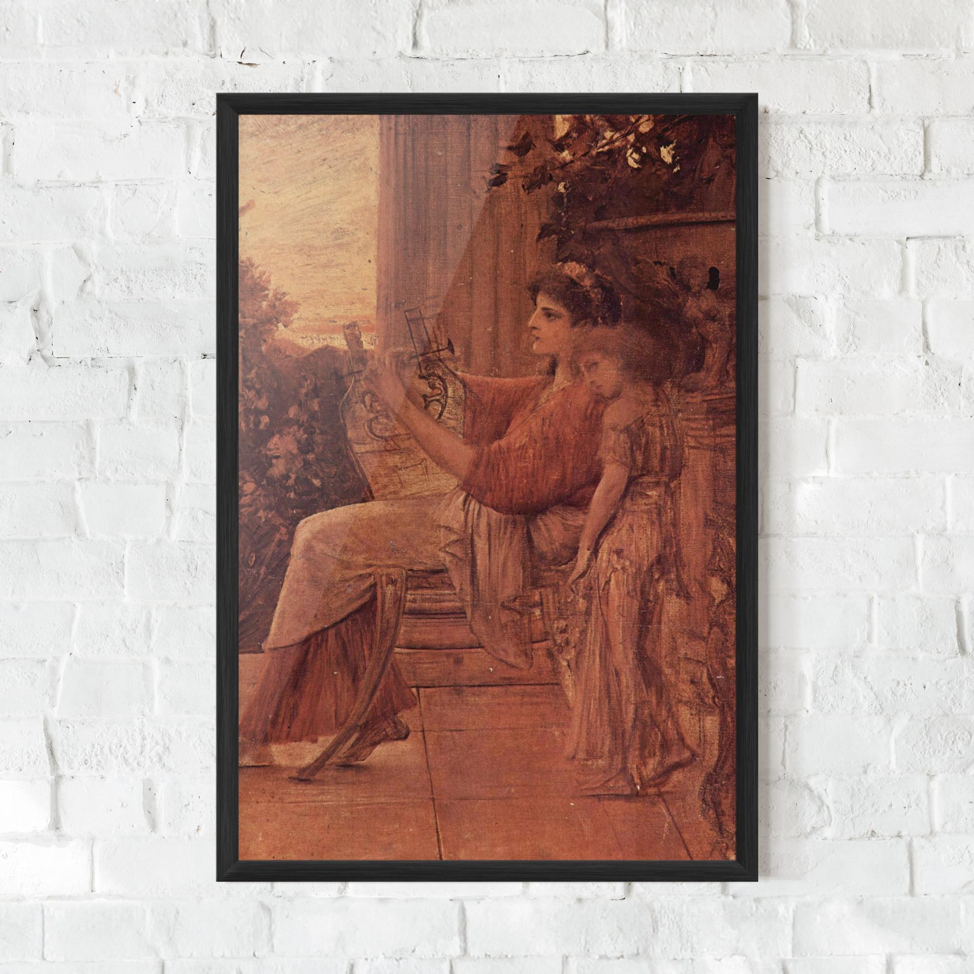 Gerahmte Poster Gustav Klimt Painting mockup 0