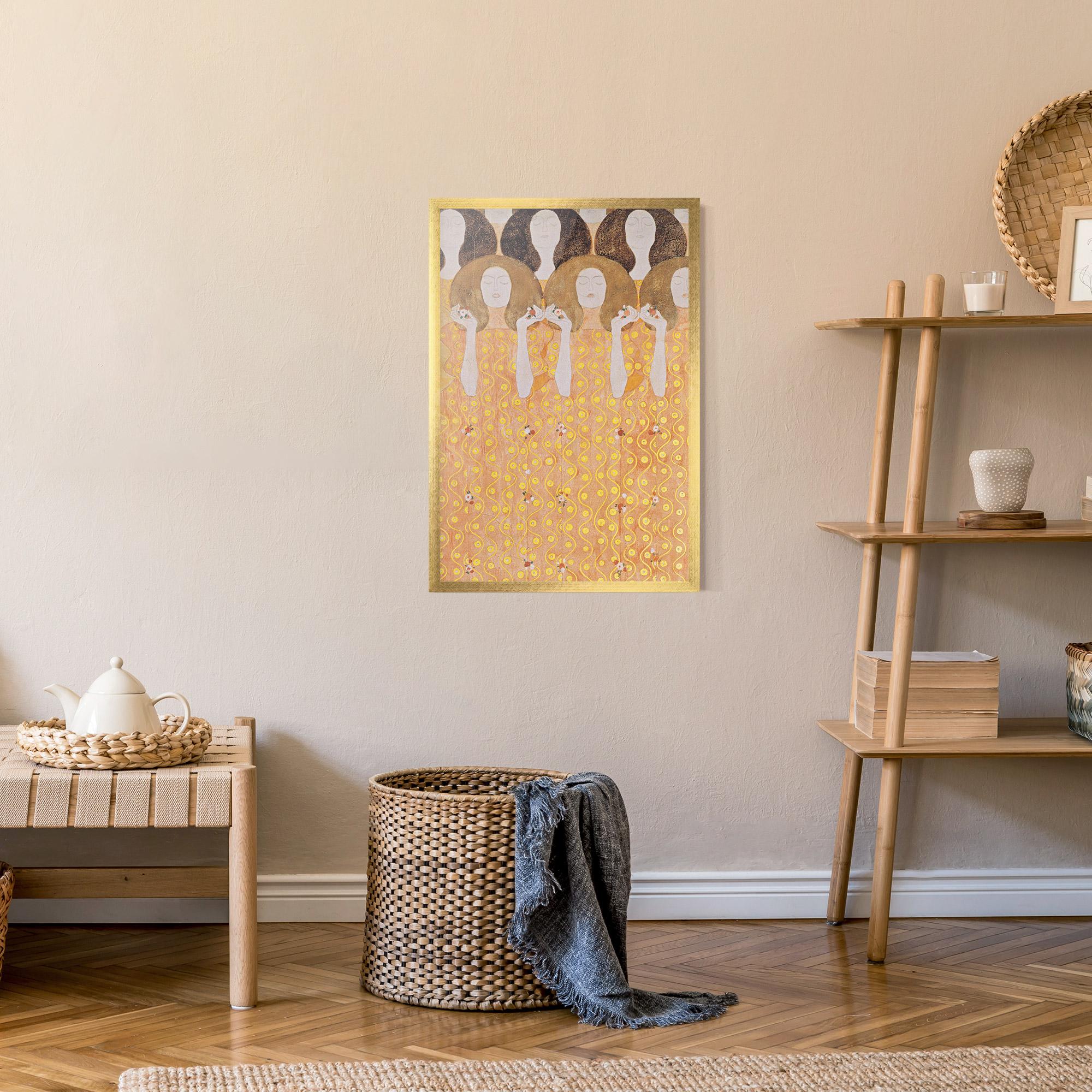 Gerahmte Poster Beethoven Frieze mockup 9