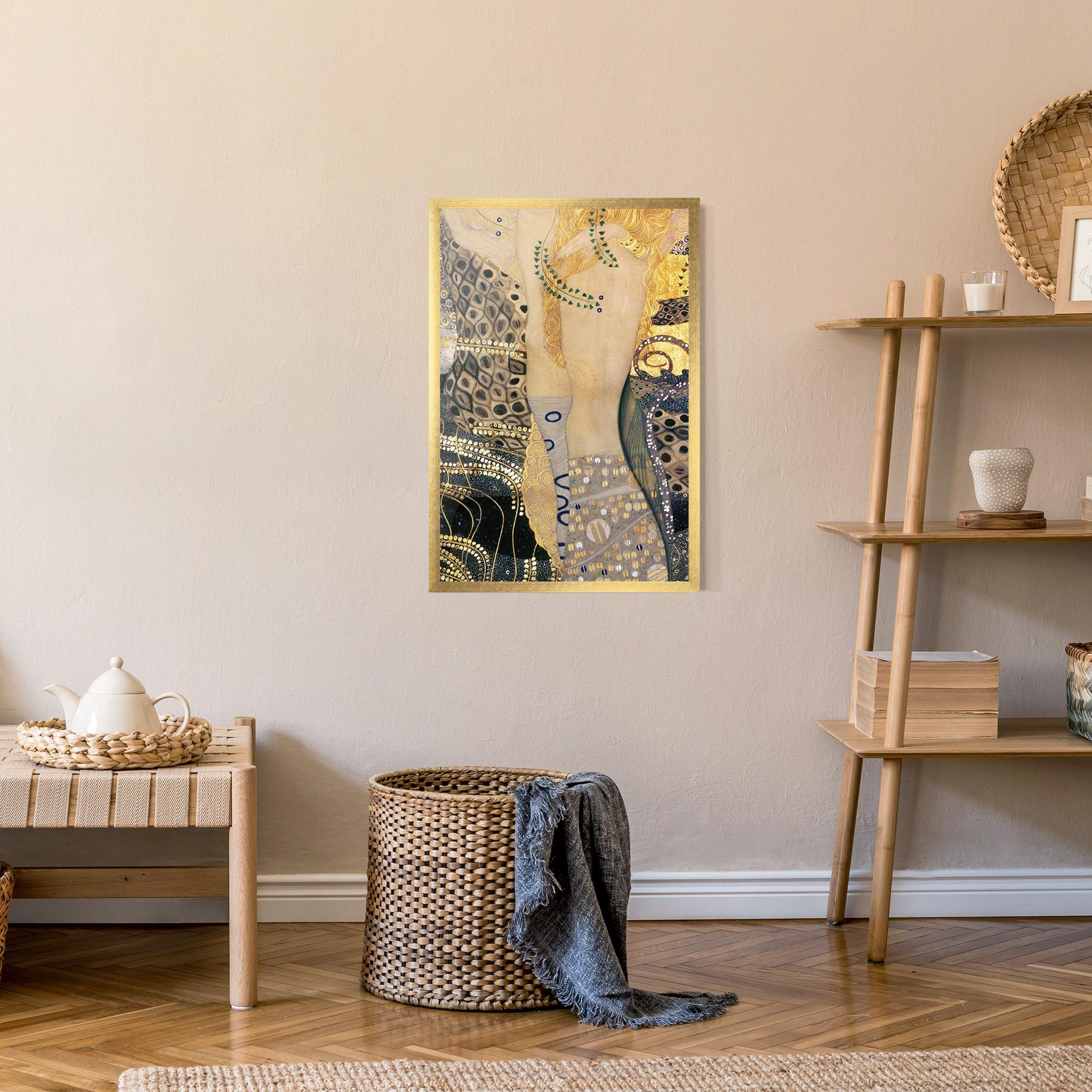 Gerahmte Poster Gustav Klimt Paint mockup 9