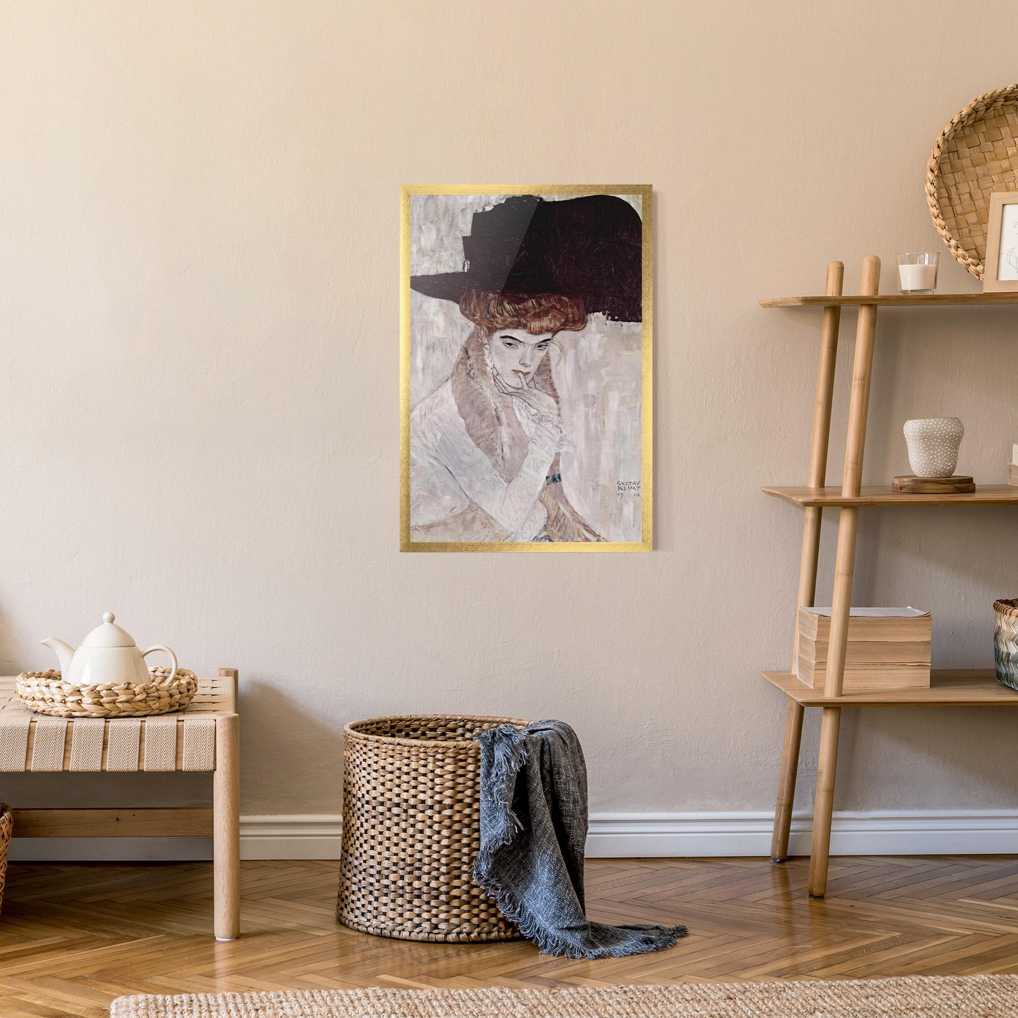 Gerahmte Poster Klimt Woman mockup 9