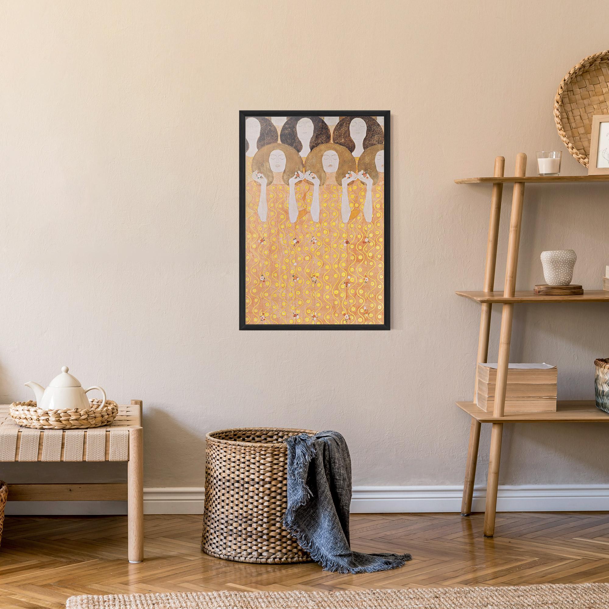 Gerahmte Poster Beethoven Frieze mockup 9