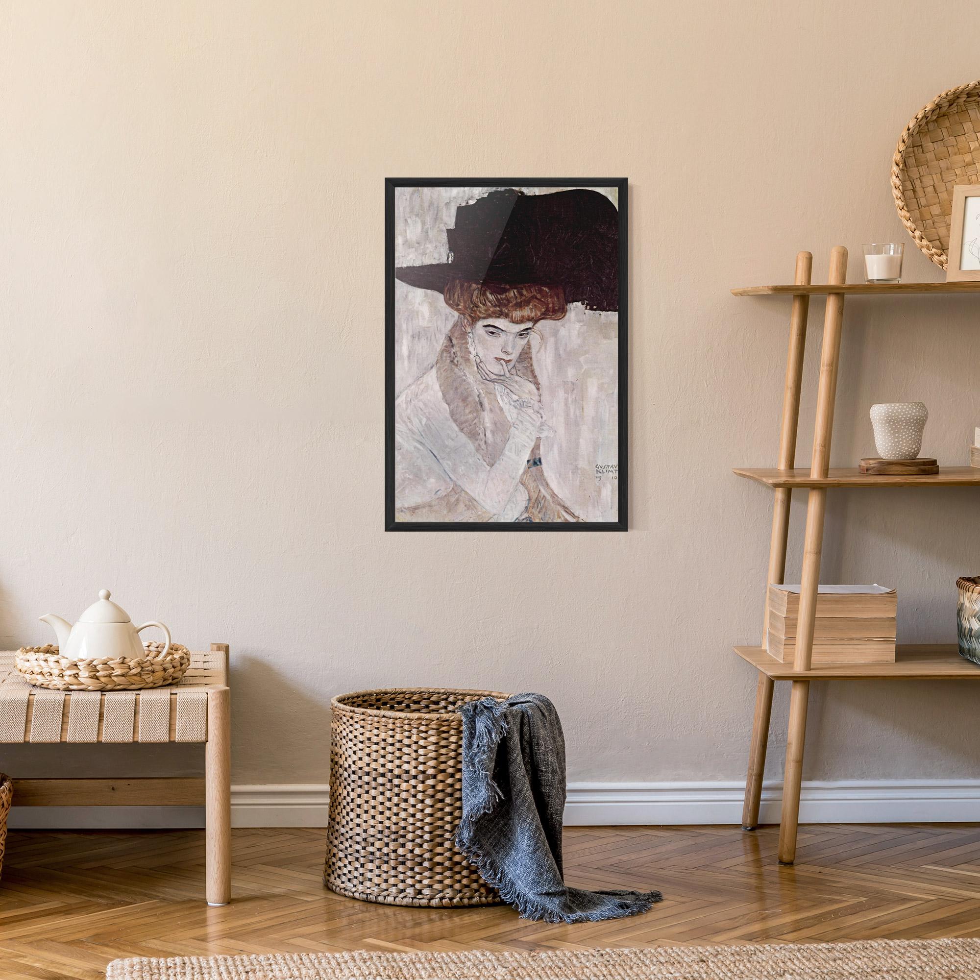 Gerahmte Poster Klimt Woman mockup 9