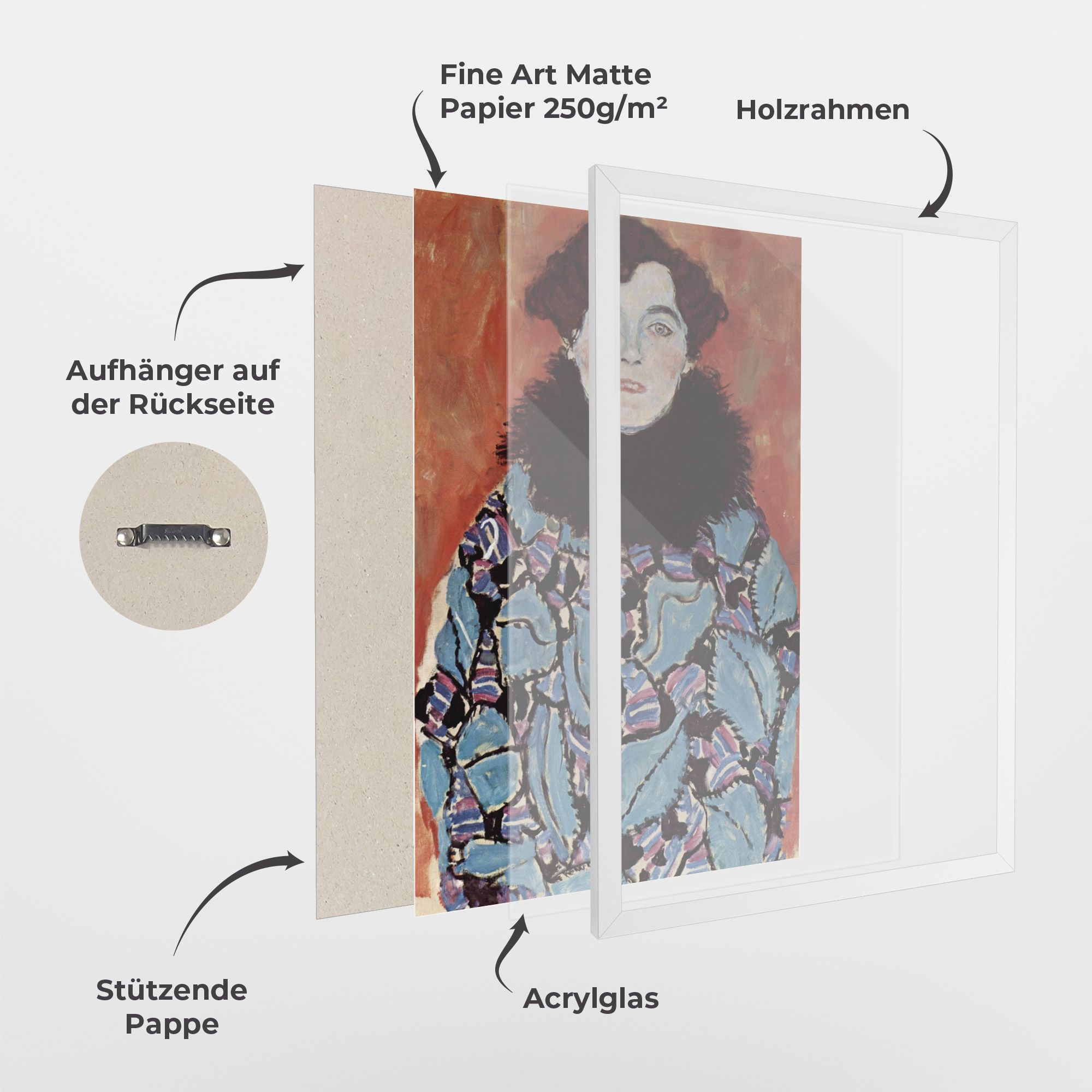 Gustav Klimt Art mockup 1