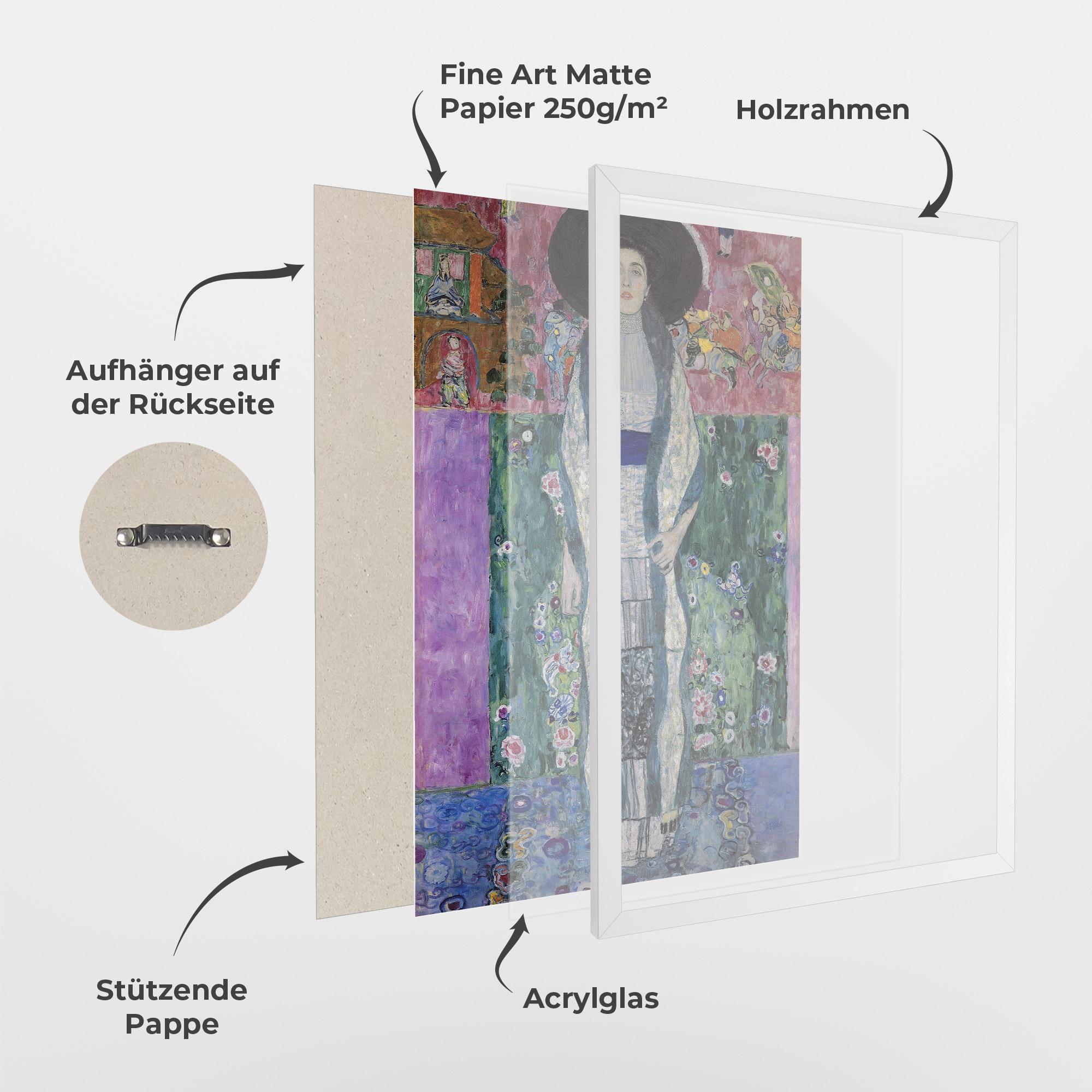 Gerahmte Poster Portrait Of Adele Bloch mockup 1