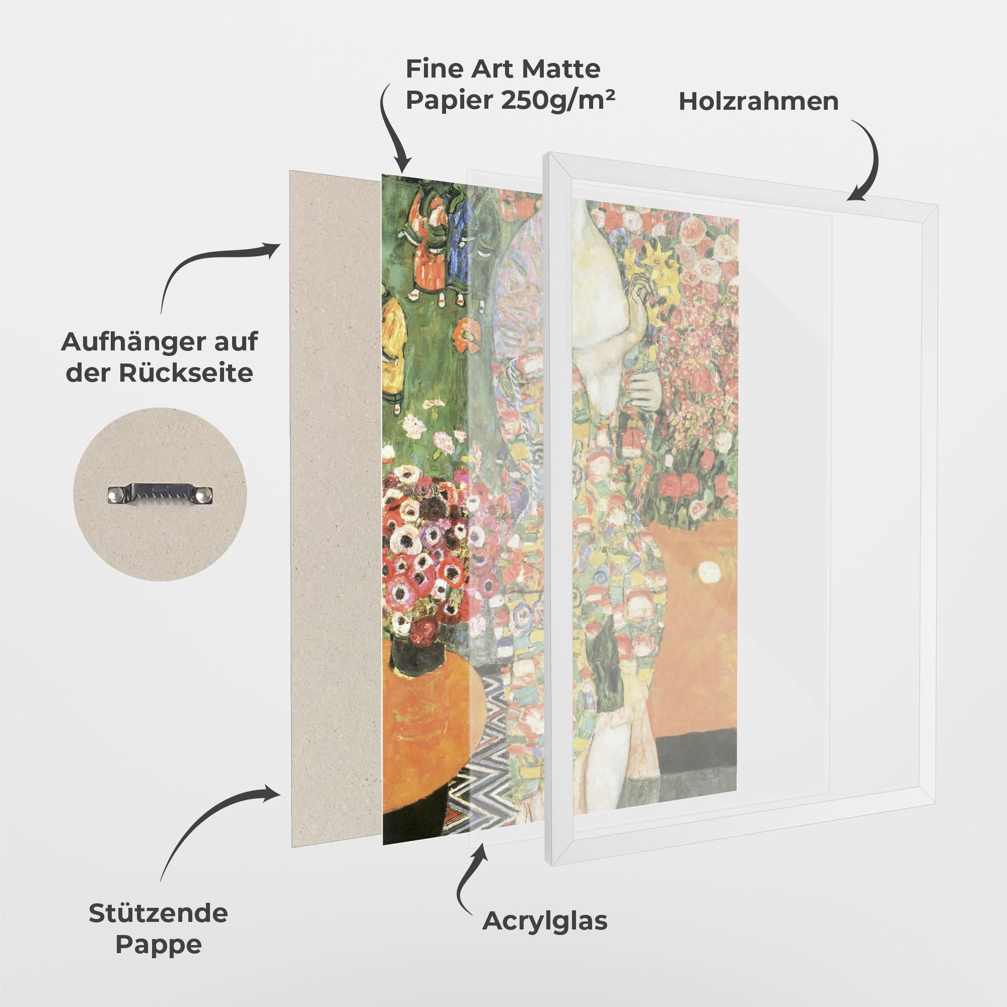 Gerahmte Poster The Dancer mockup 1