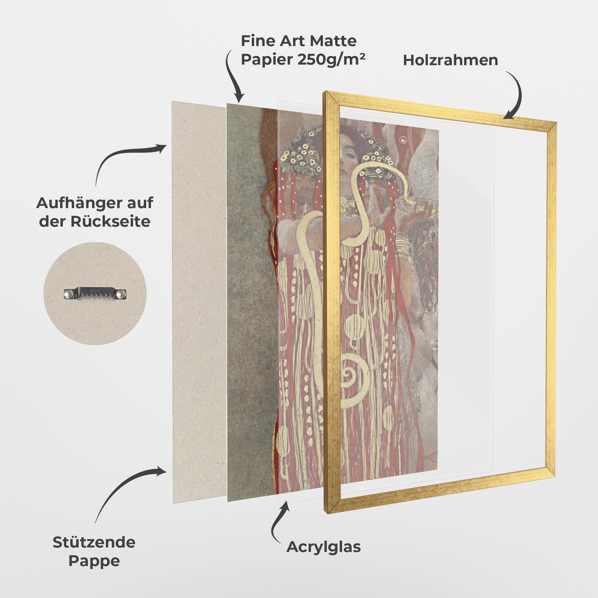 Gerahmte Poster Hygieia mockup 1