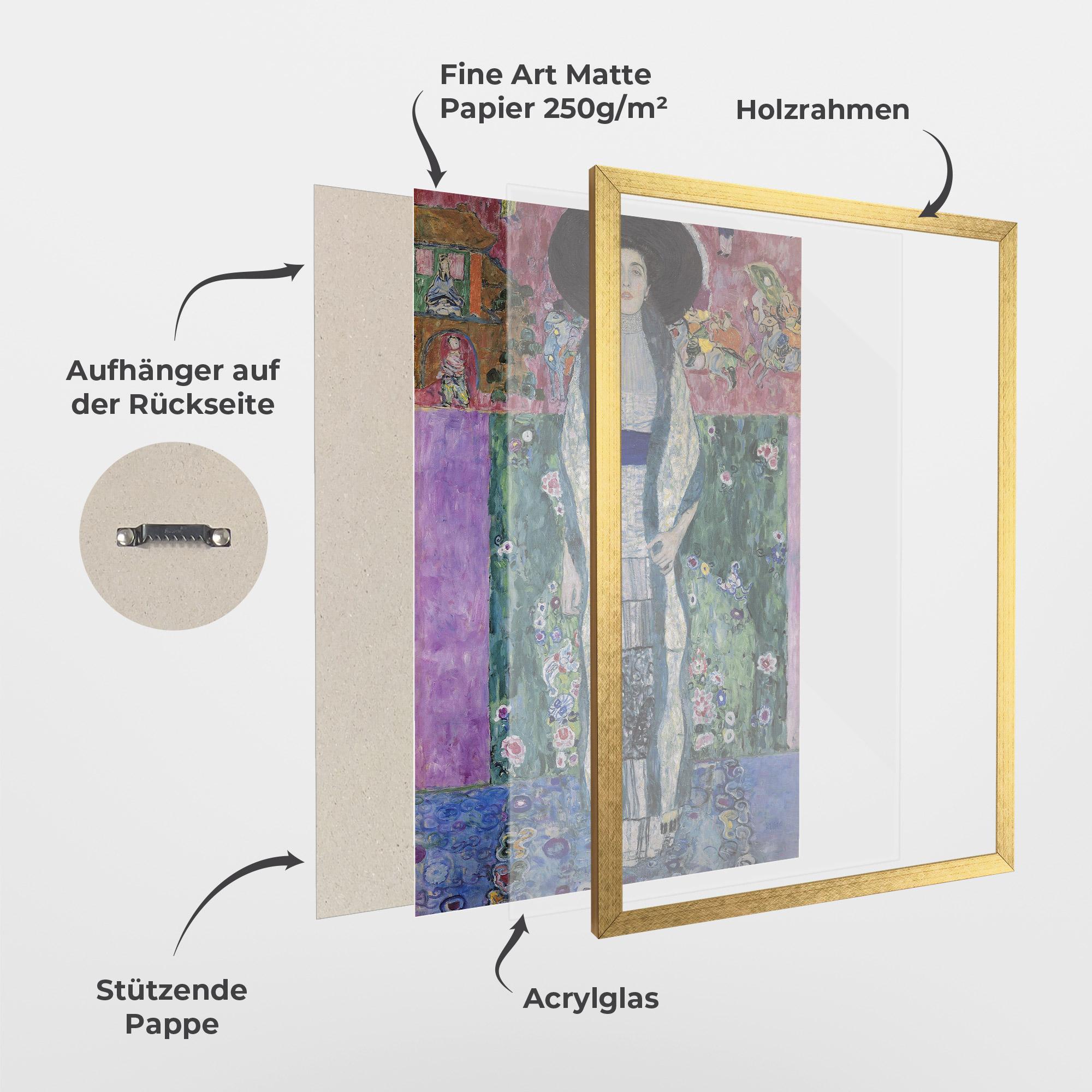 Gerahmte Poster Portrait Of Adele Bloch mockup 1