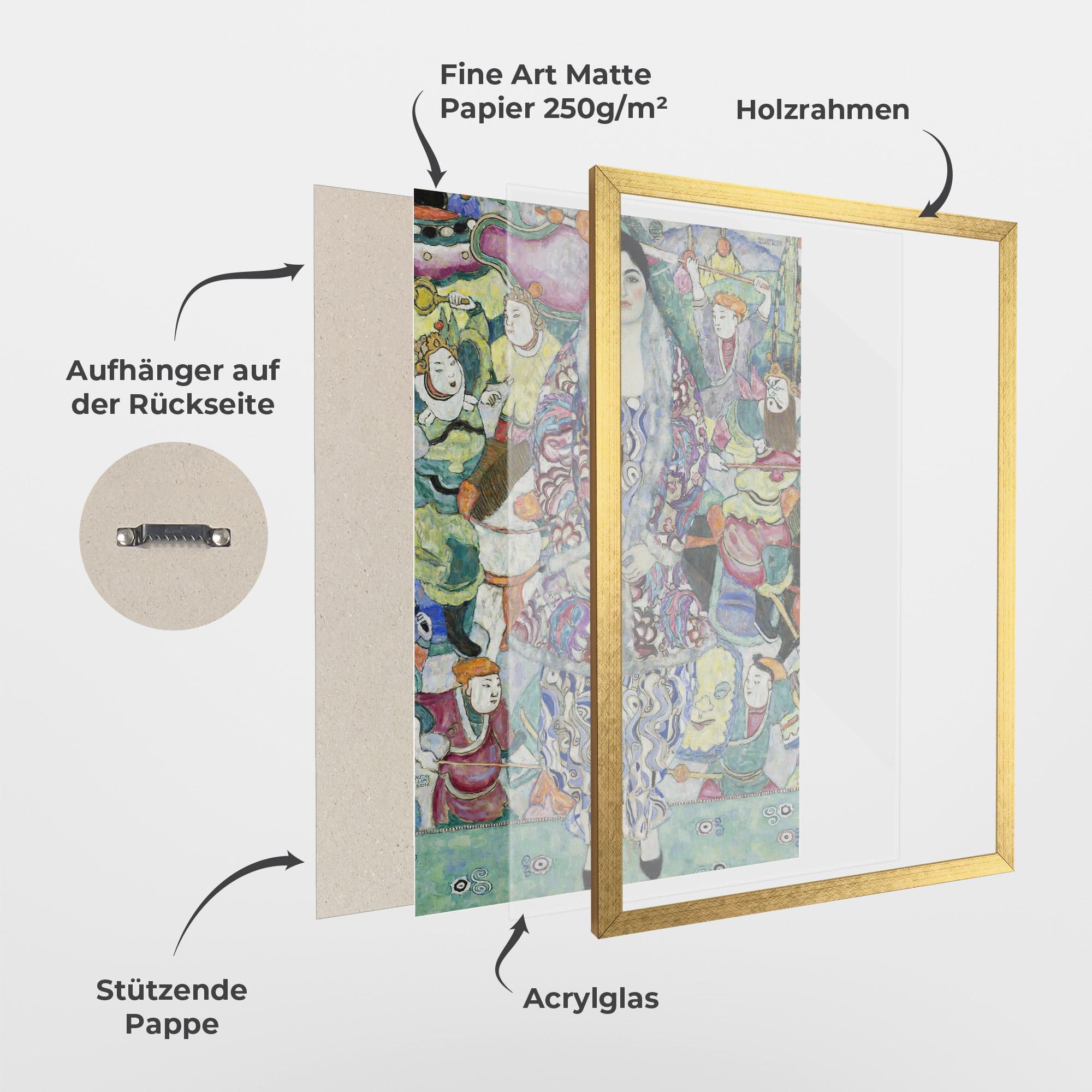 Gerahmte Poster Portrait Of Friedericke mockup 1