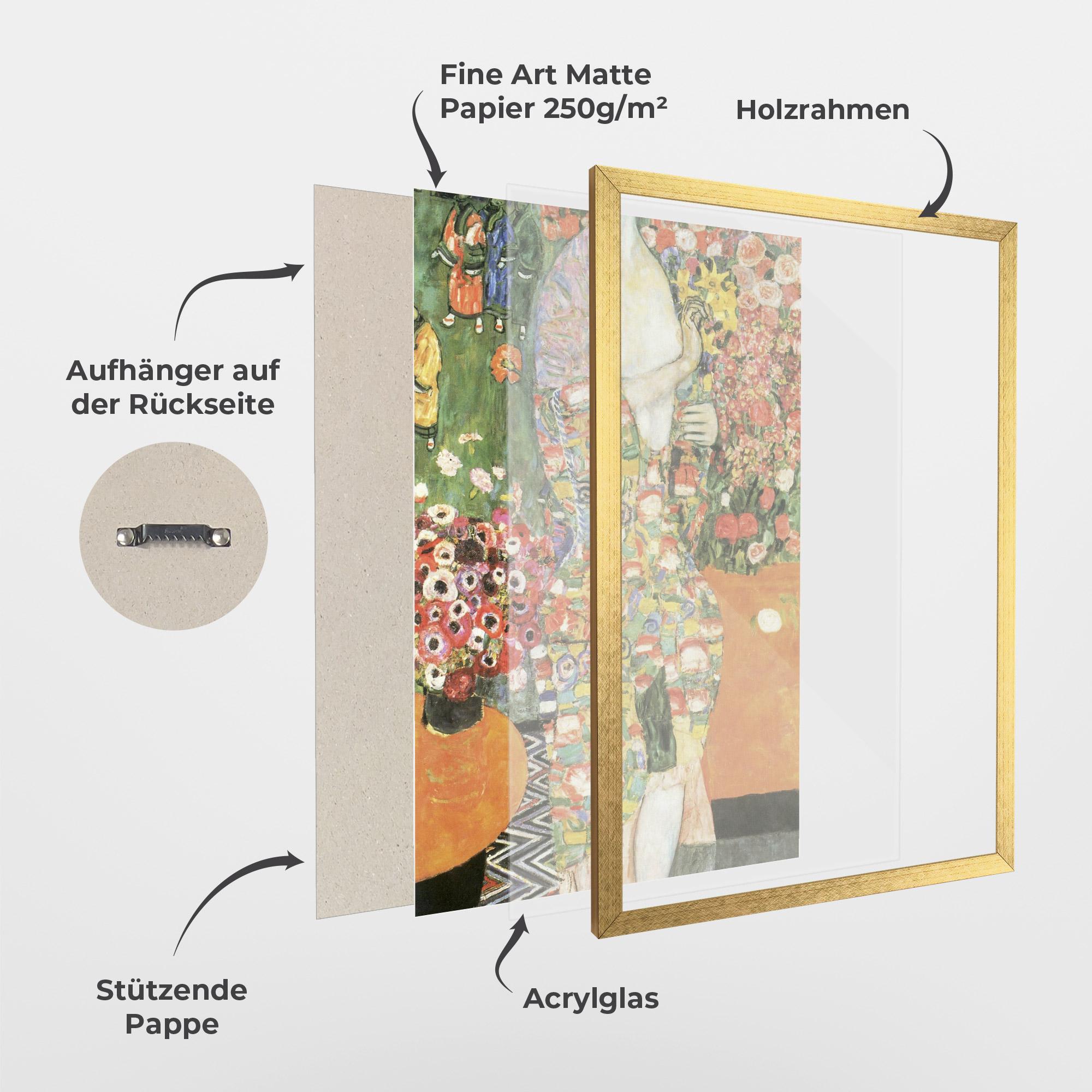 Gerahmte Poster The Dancer mockup 1