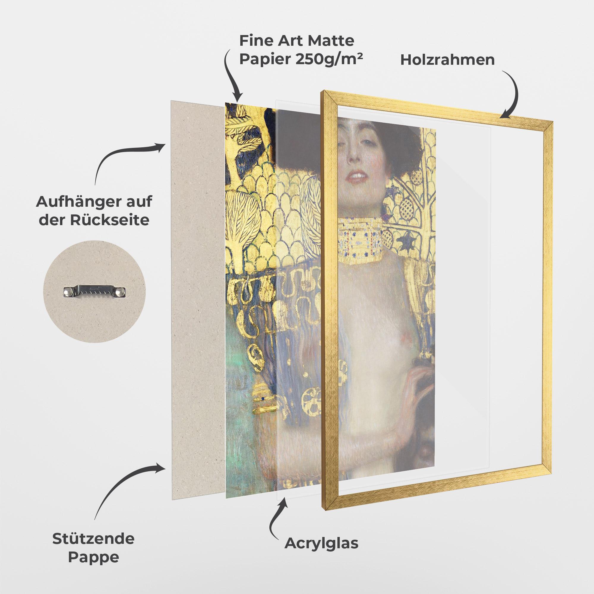 Gerahmte Poster The Head Of Holofernes mockup 1