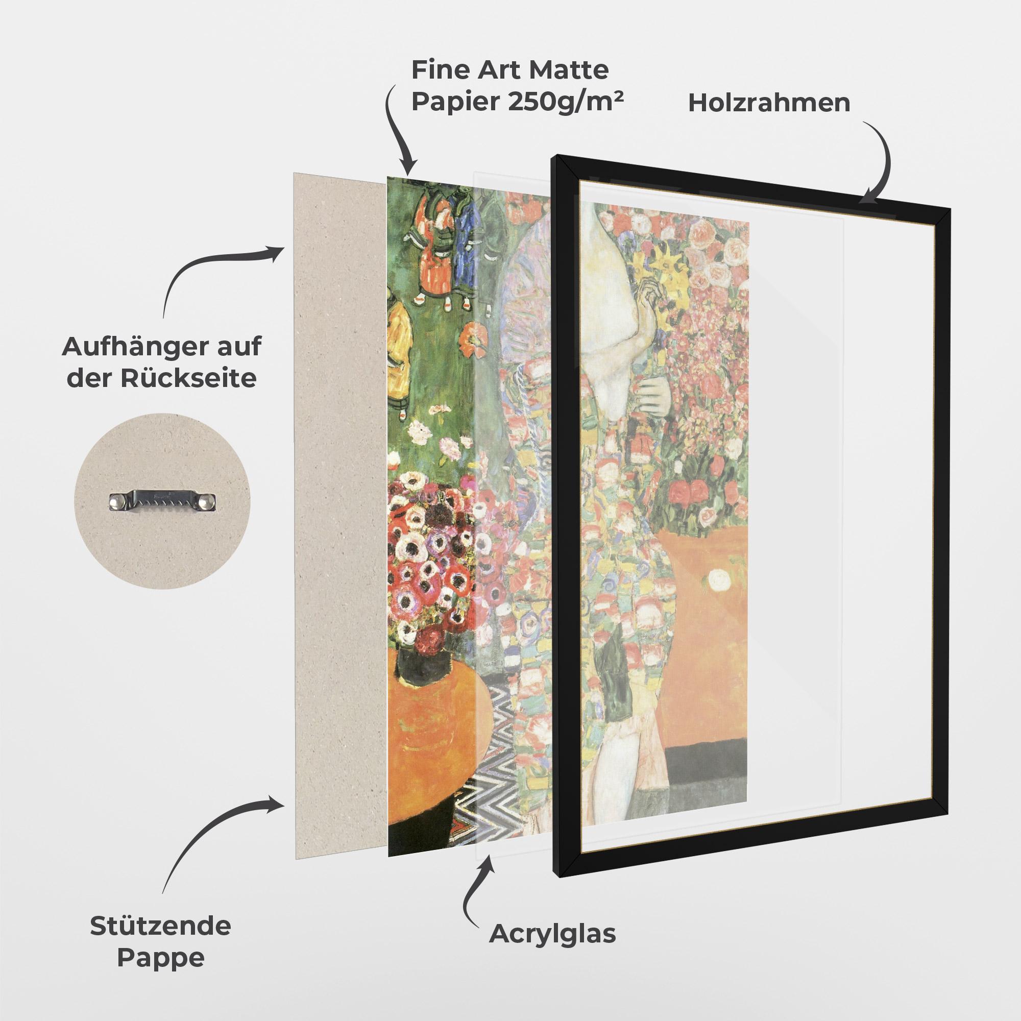 Gerahmte Poster The Dancer mockup 1