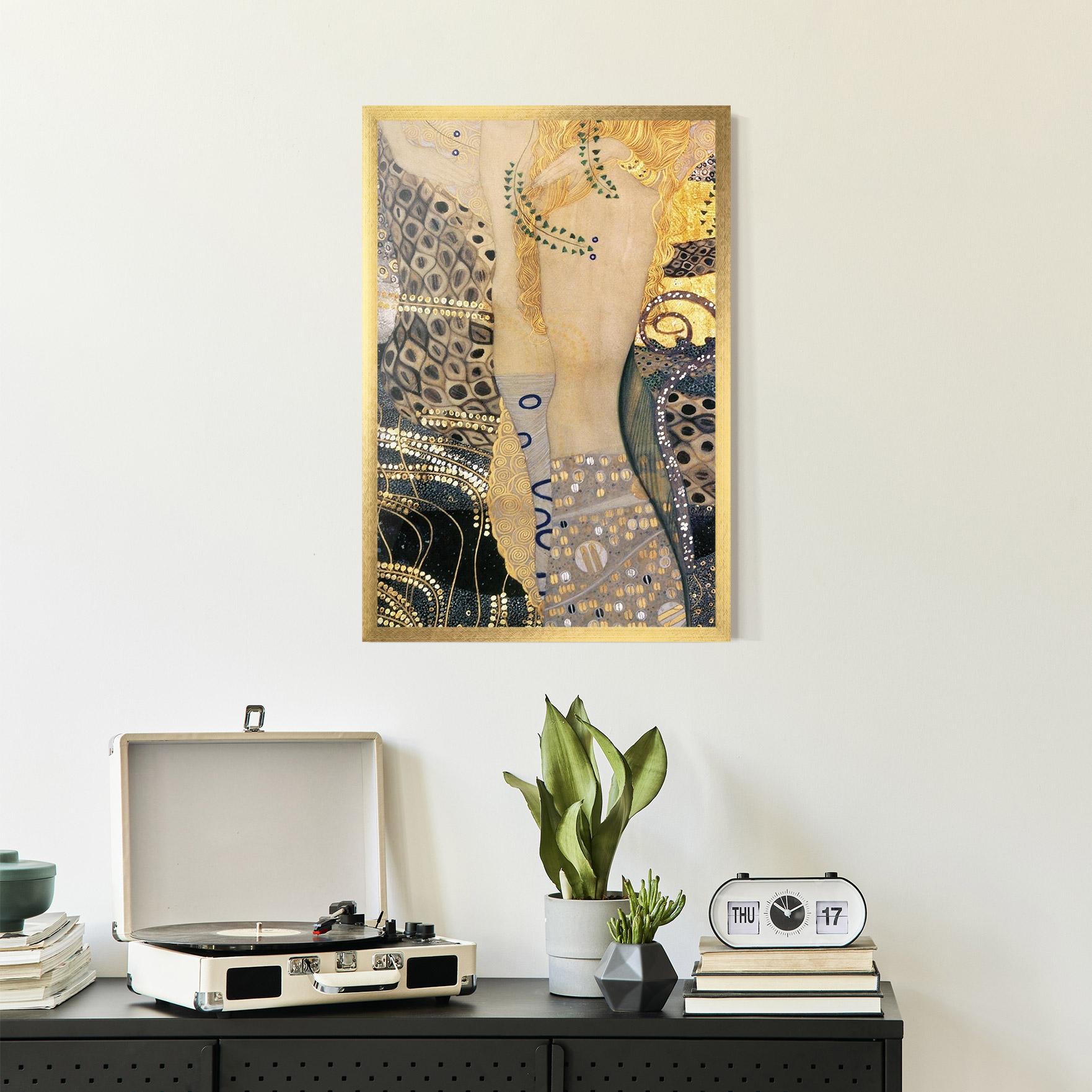 Gerahmte Poster Gustav Klimt Paint mockup 2