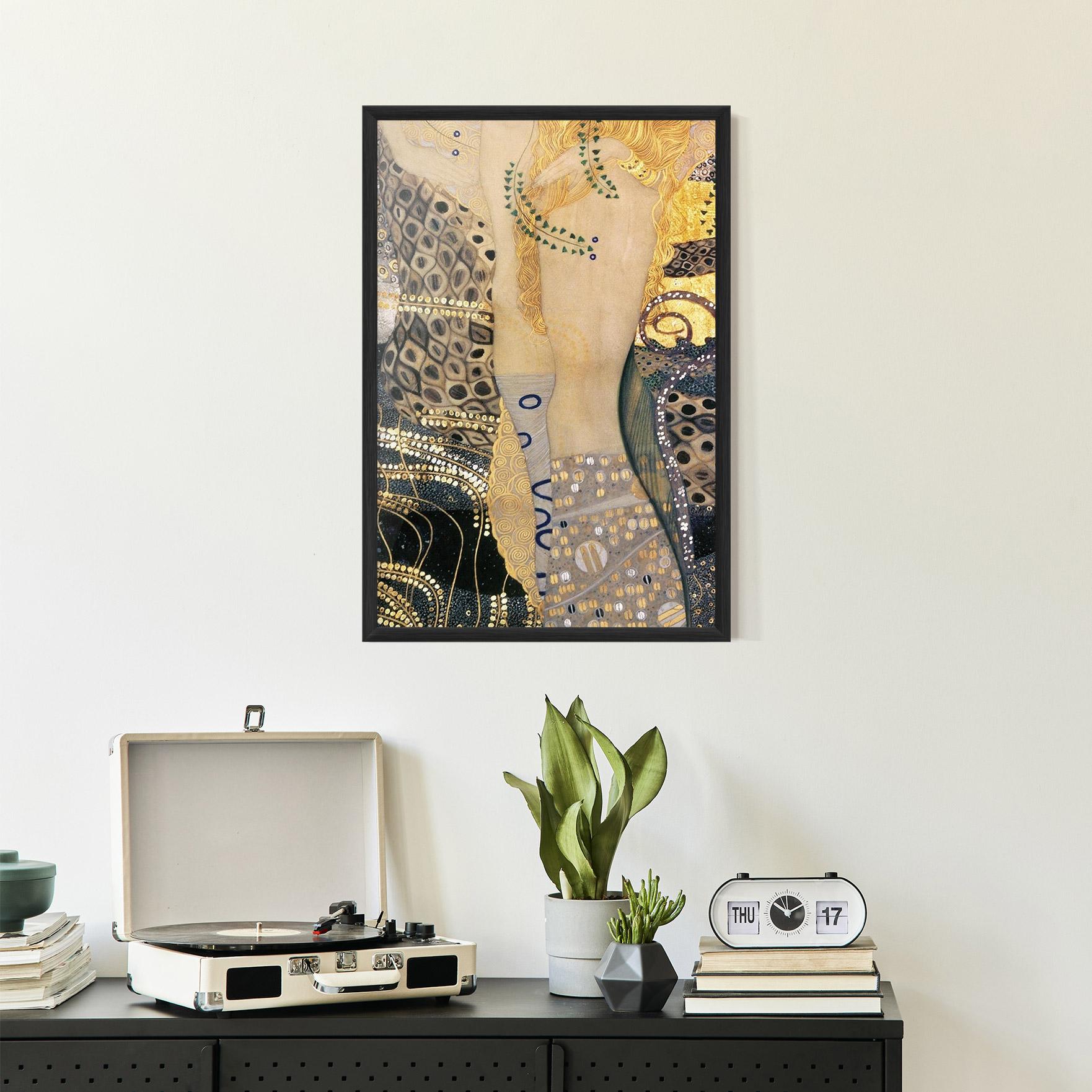 Gerahmte Poster Gustav Klimt Paint mockup 2