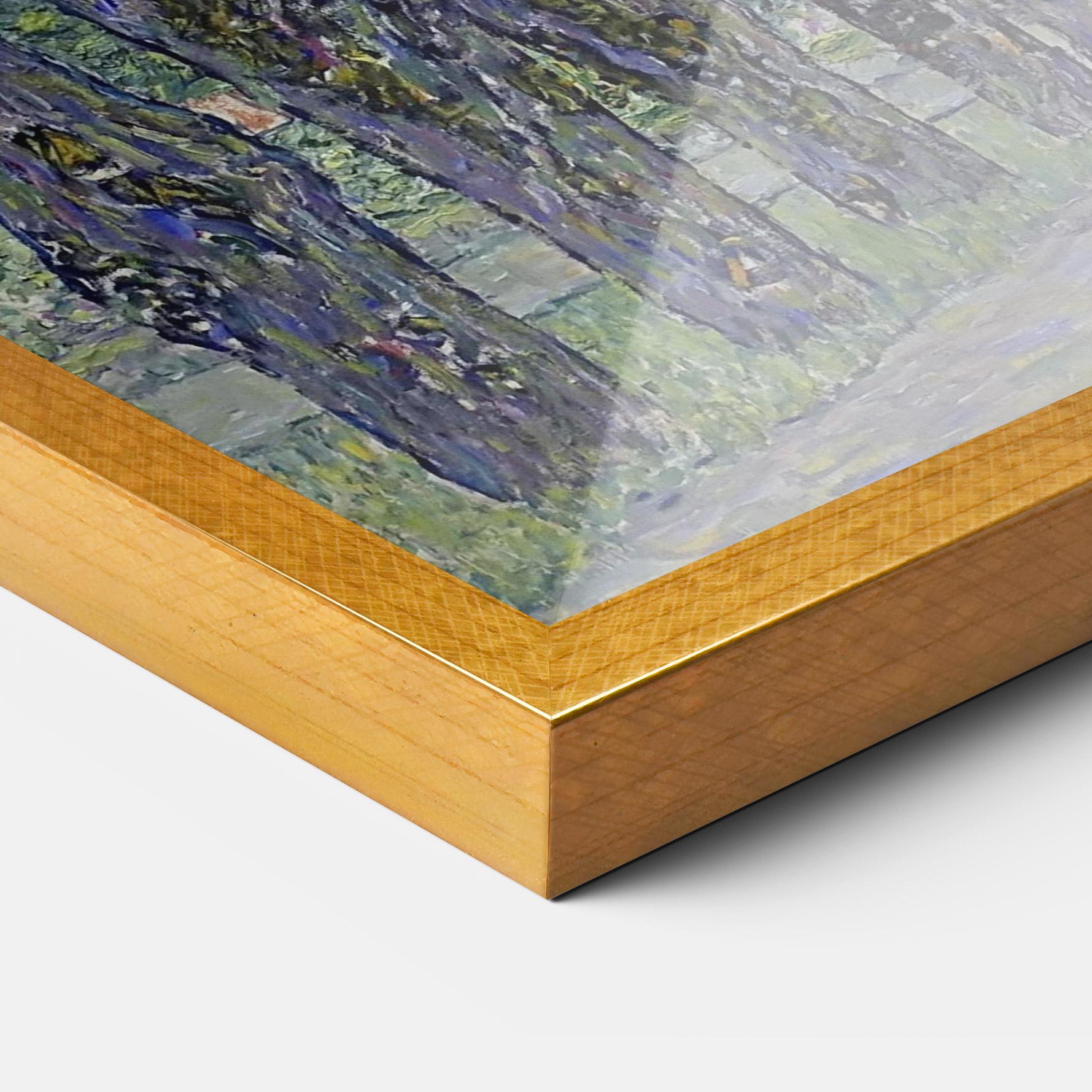 Gerahmte Poster Allee At Schloss Kammer mockup 3