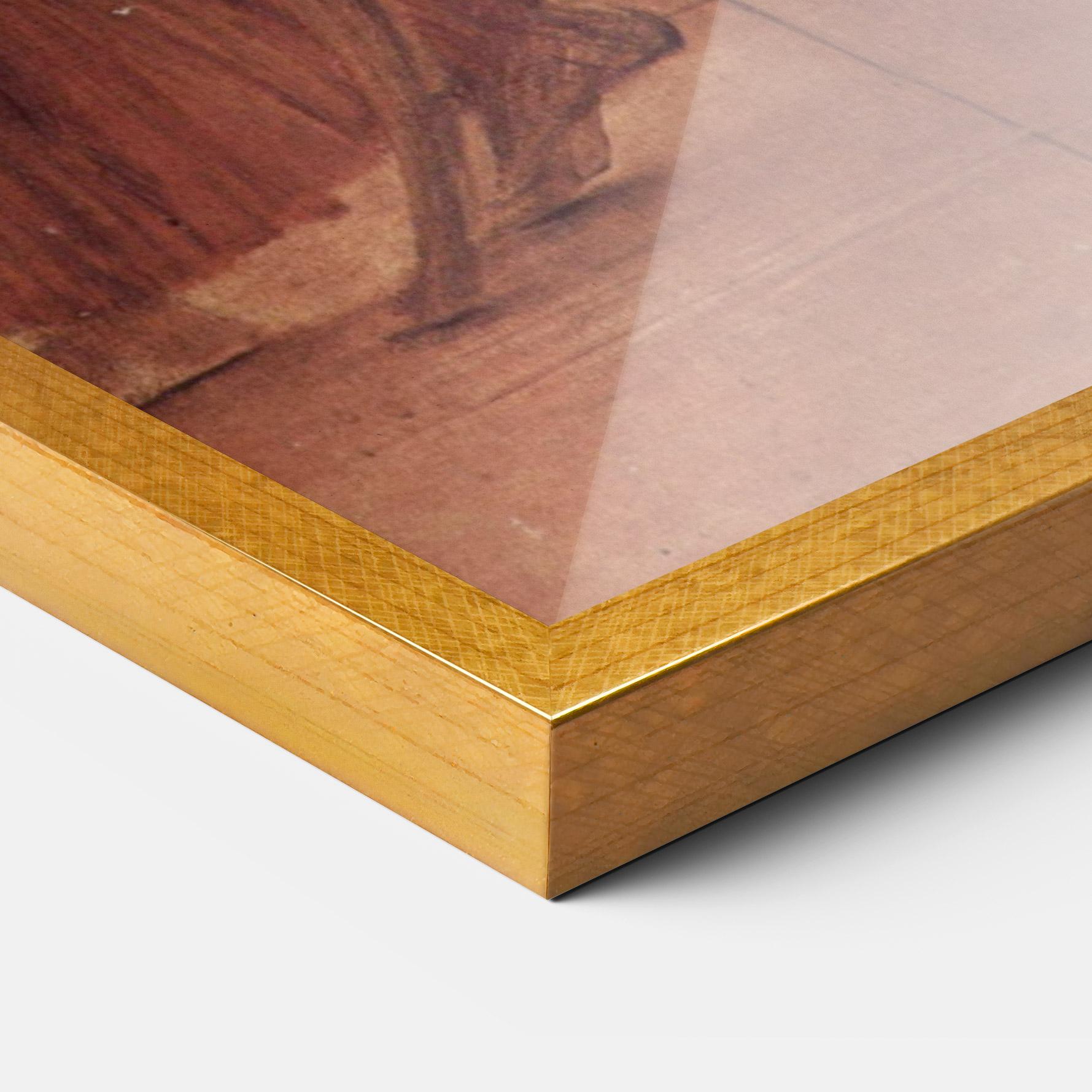 Gerahmte Poster Gustav Klimt Painting mockup 3