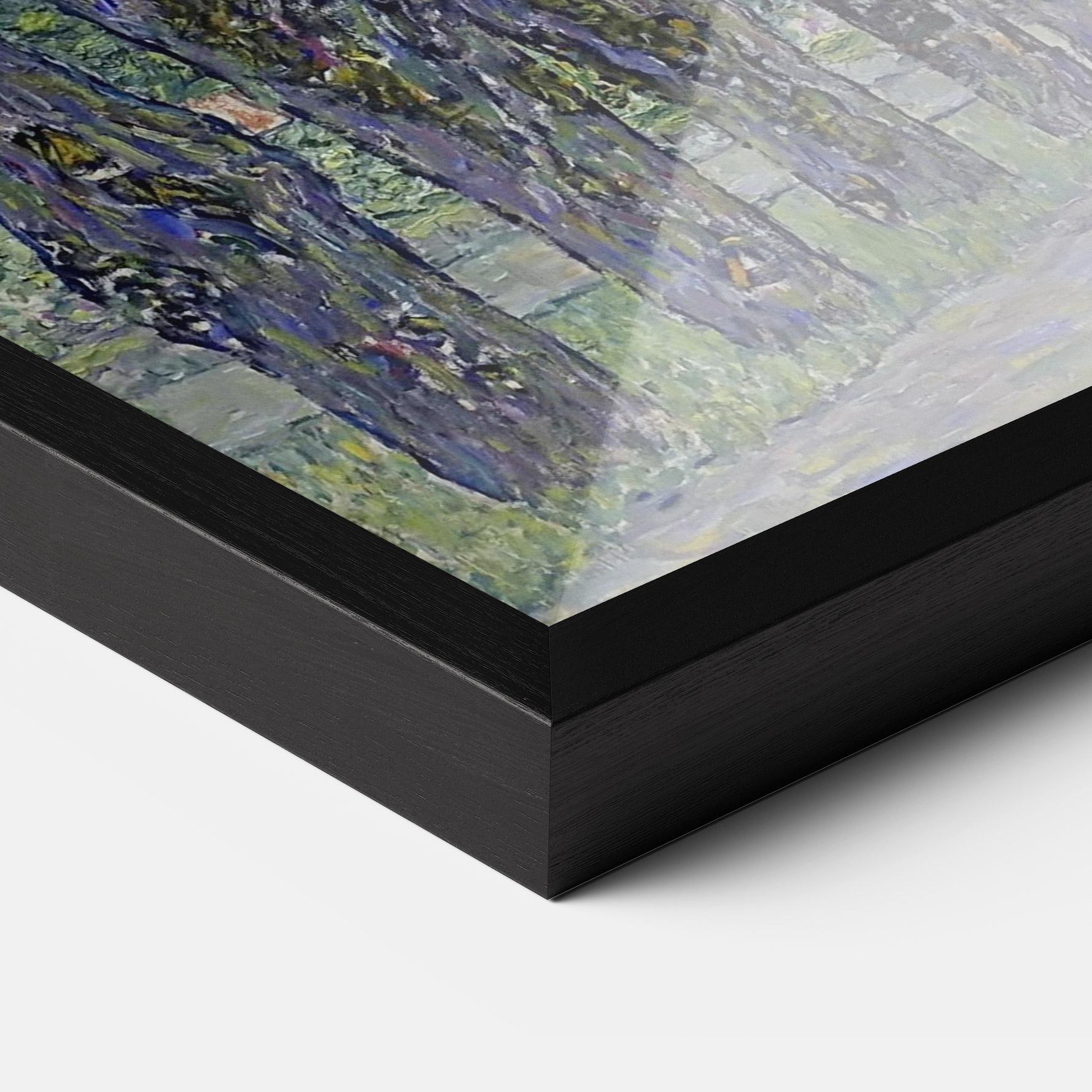 Gerahmte Poster Allee At Schloss Kammer mockup 3