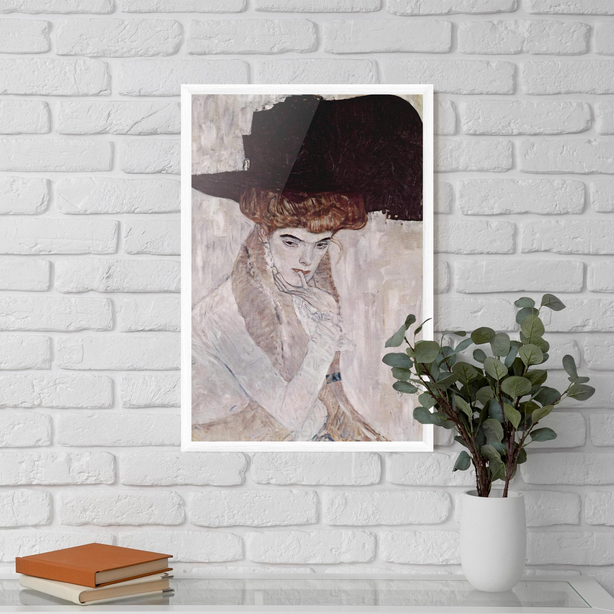 Gerahmte Poster Klimt Woman mockup 5