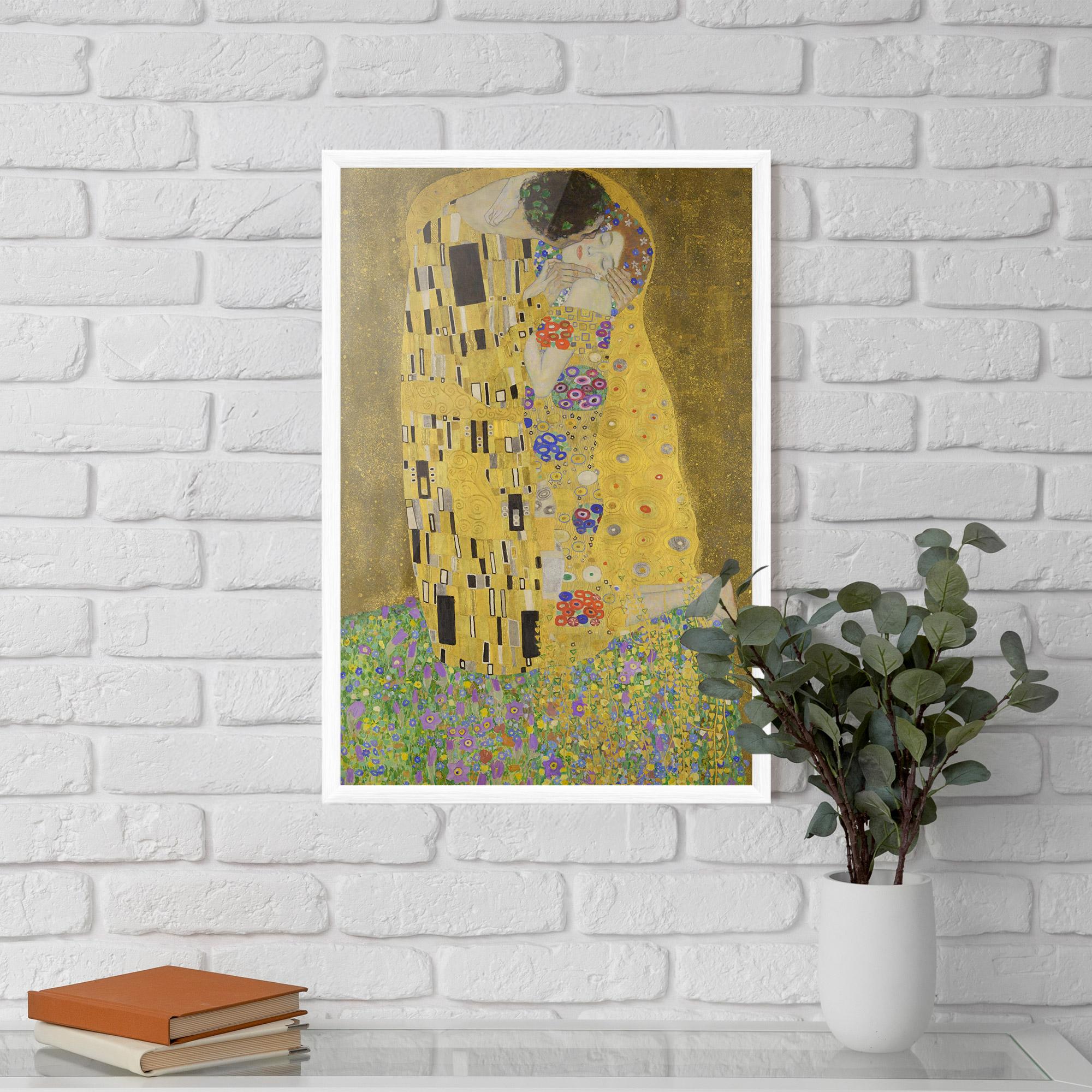 Gerahmte Poster The Kiss mockup 5