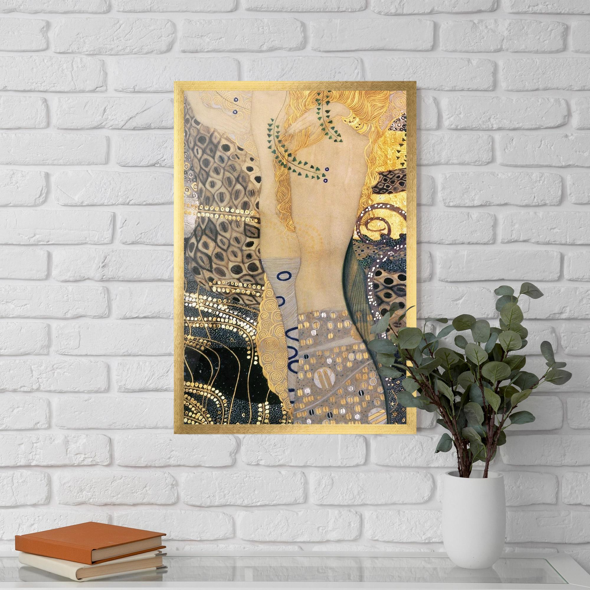 Gerahmte Poster Gustav Klimt Paint mockup 5