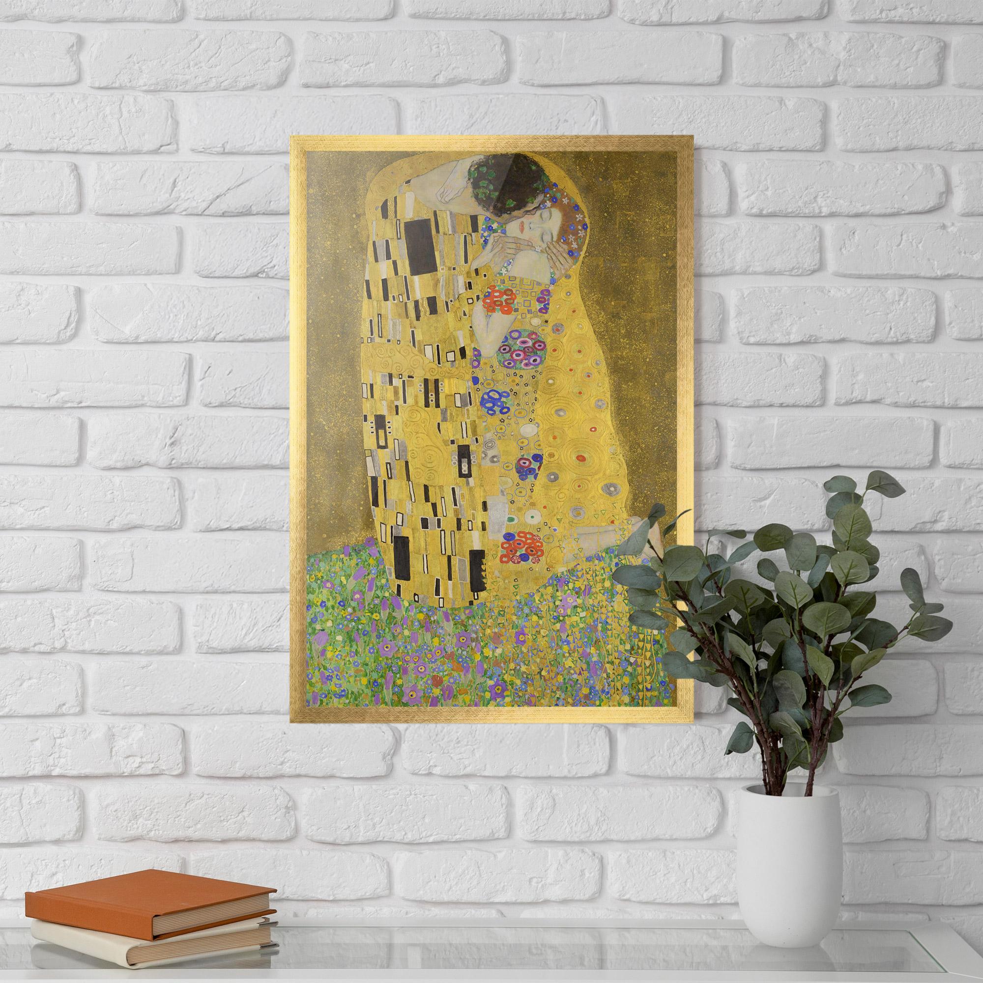 Gerahmte Poster The Kiss mockup 5