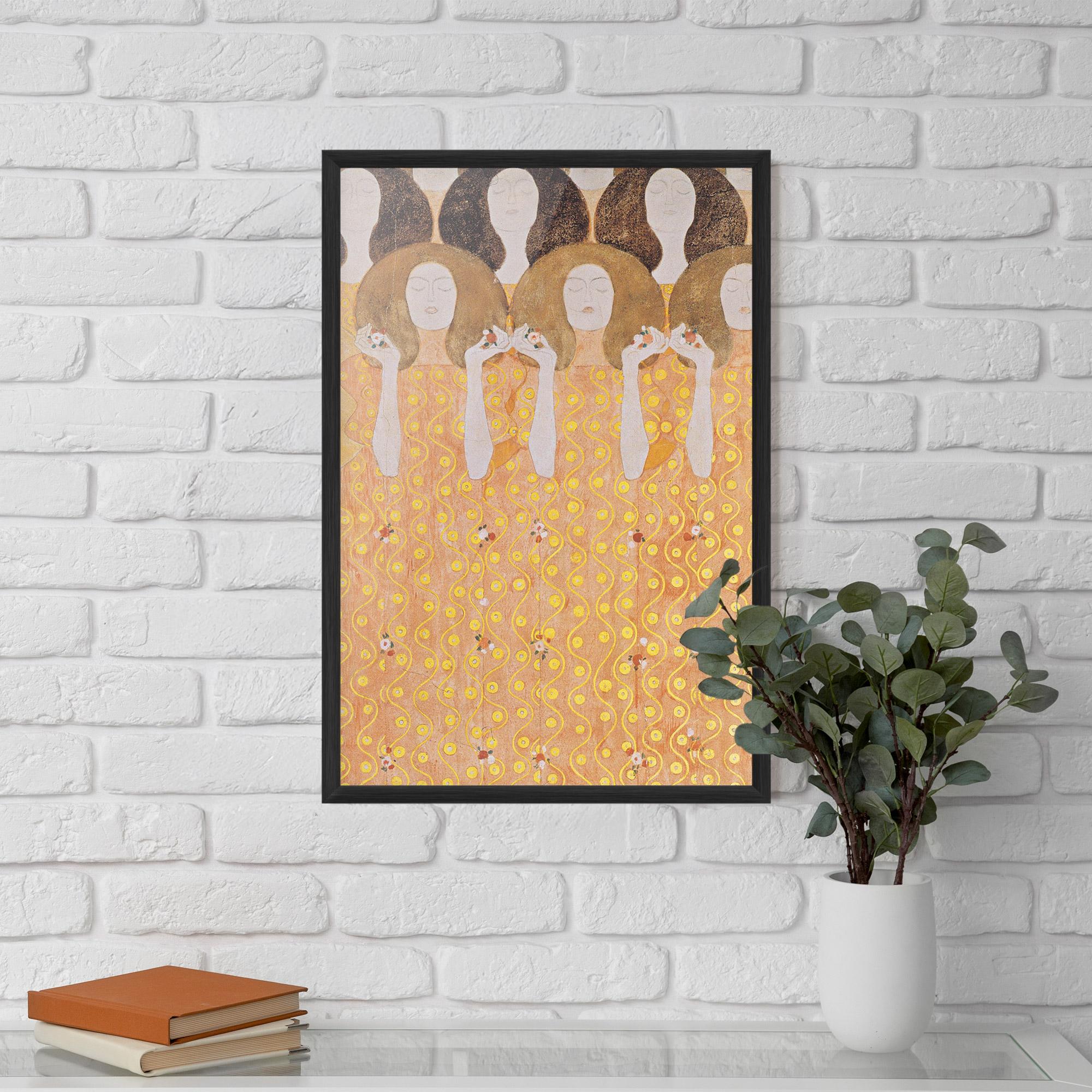 Gerahmte Poster Beethoven Frieze mockup 5