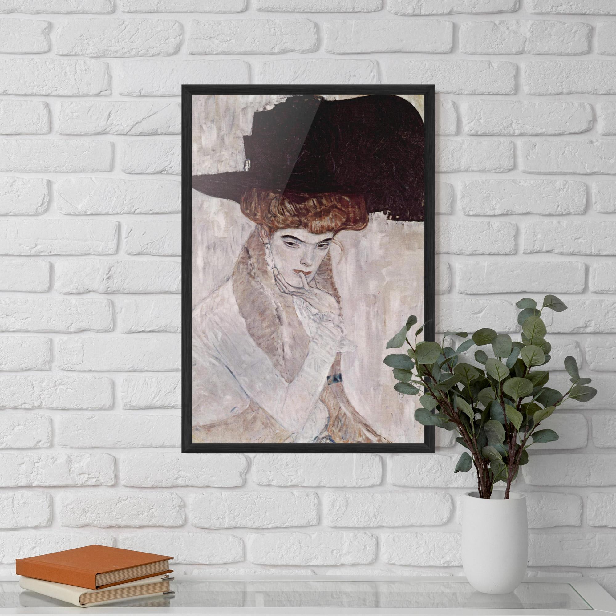 Gerahmte Poster Klimt Woman mockup 5