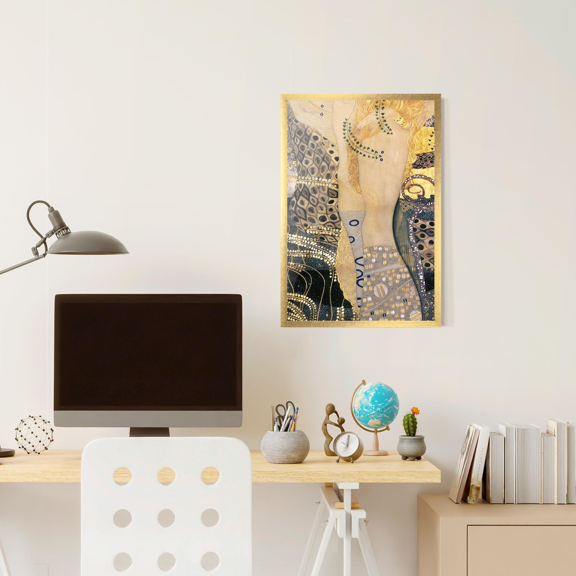 Gerahmte Poster Gustav Klimt Paint mockup 6