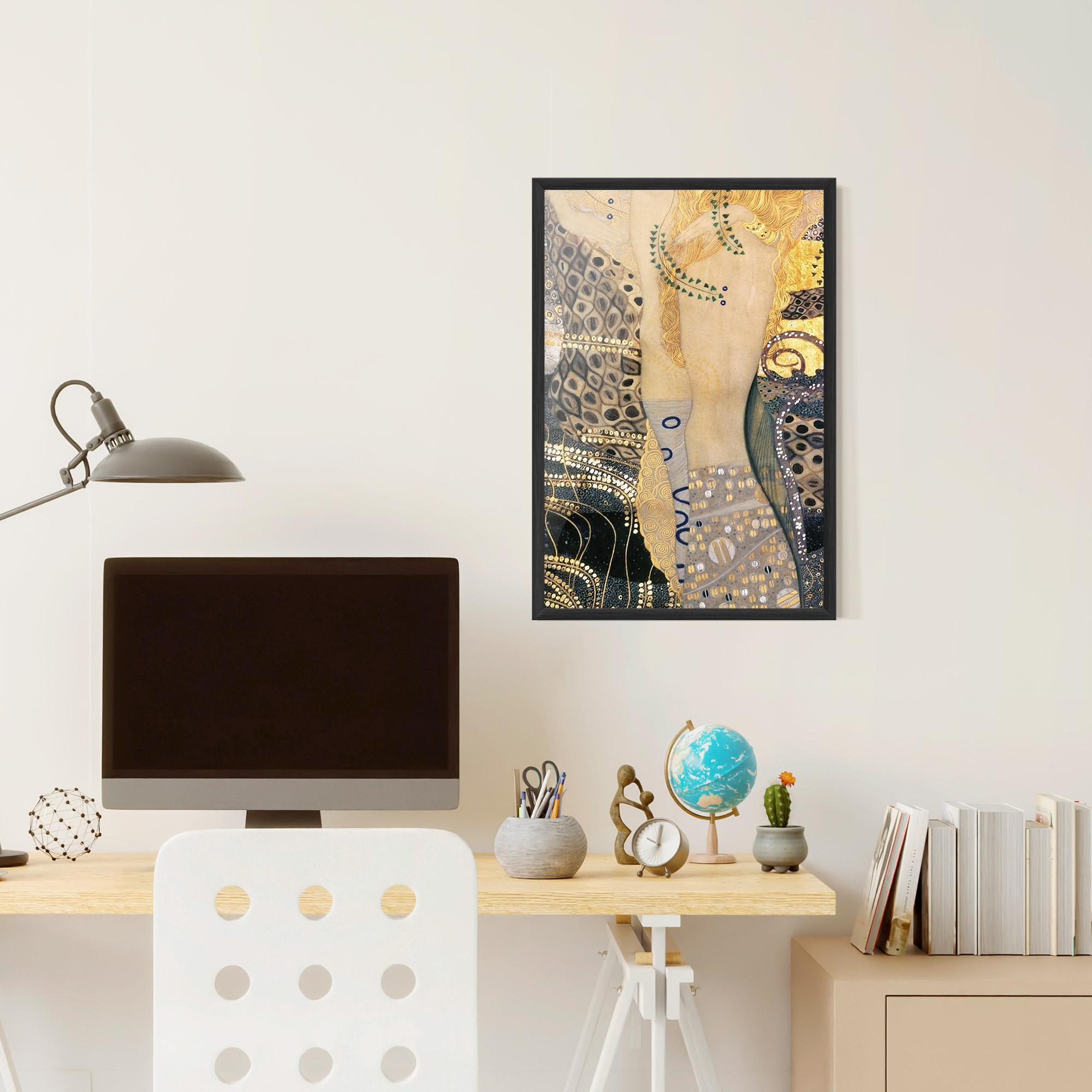 Gerahmte Poster Gustav Klimt Paint mockup 6