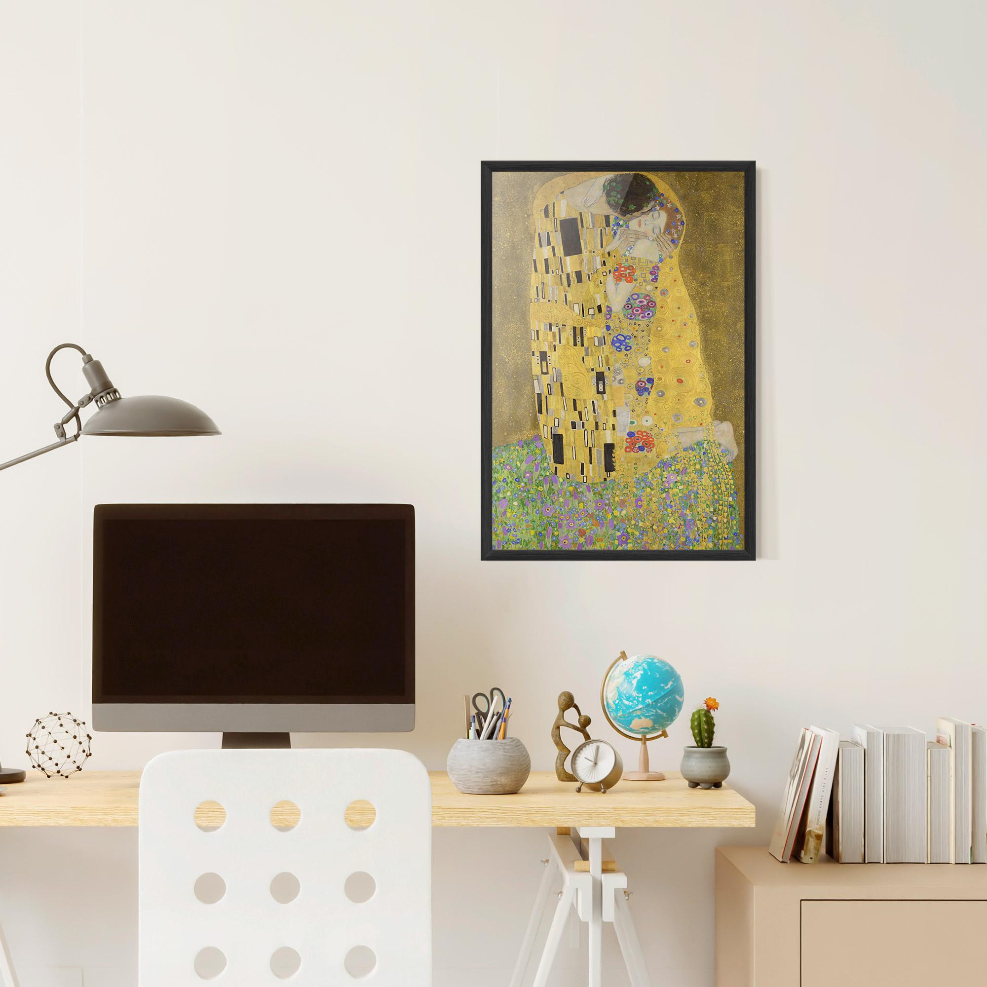 Gerahmte Poster The Kiss mockup 6