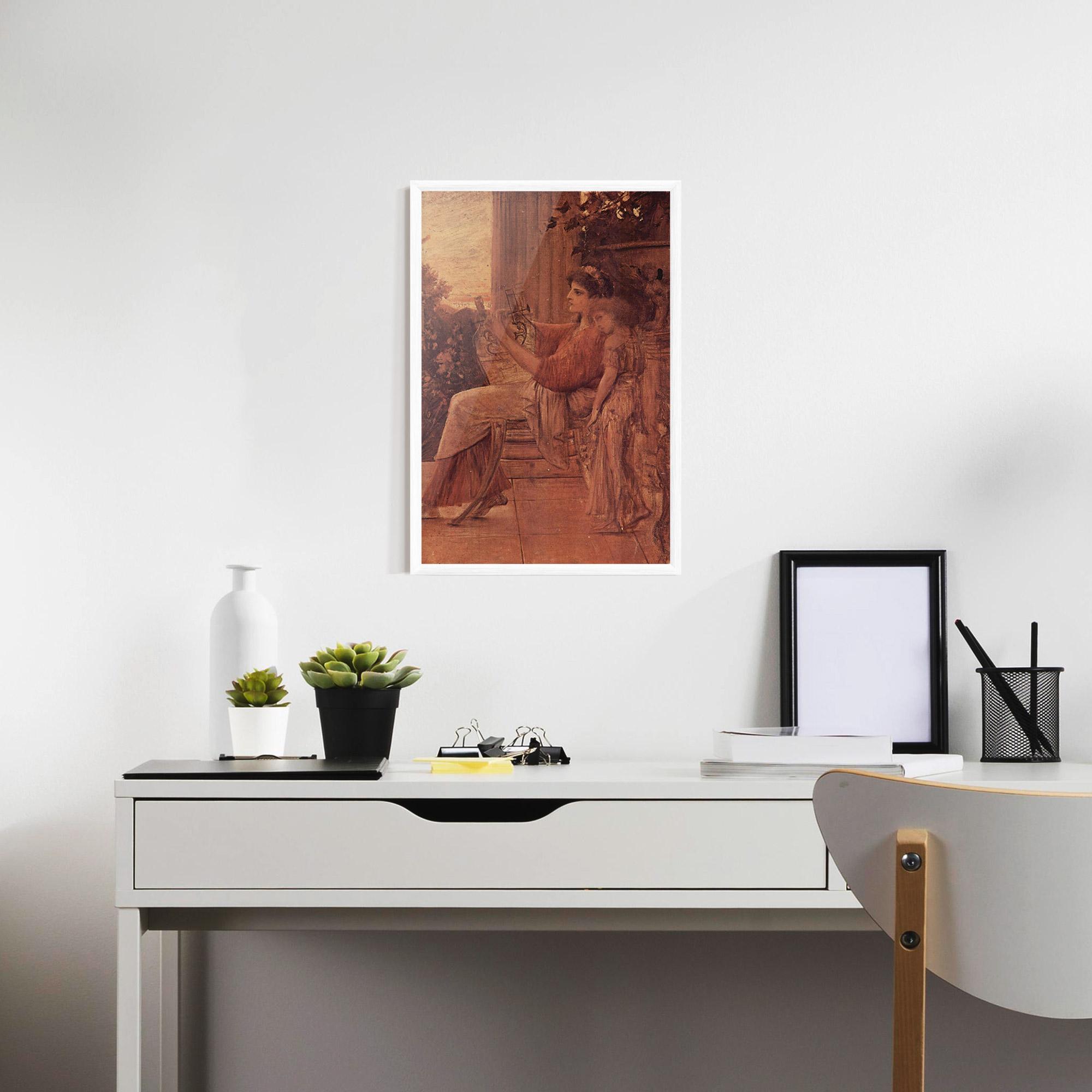 Gerahmte Poster Gustav Klimt Painting mockup 7