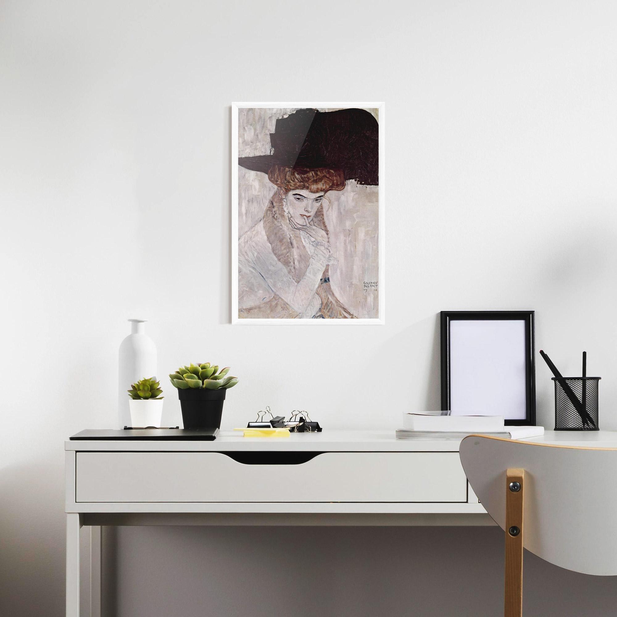 Gerahmte Poster Klimt Woman mockup 7