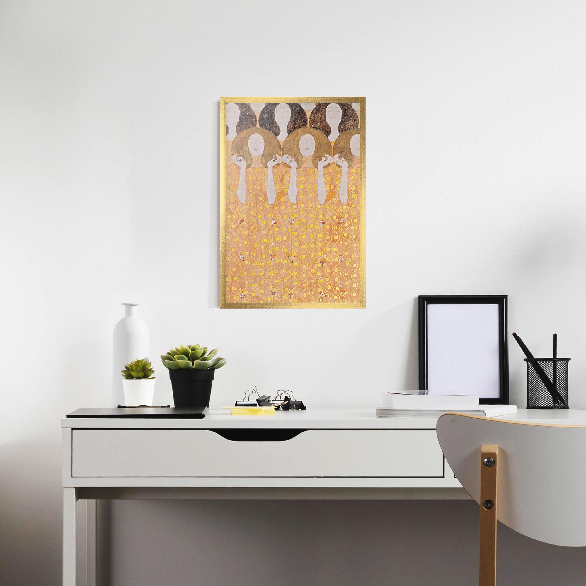Gerahmte Poster Beethoven Frieze mockup 7
