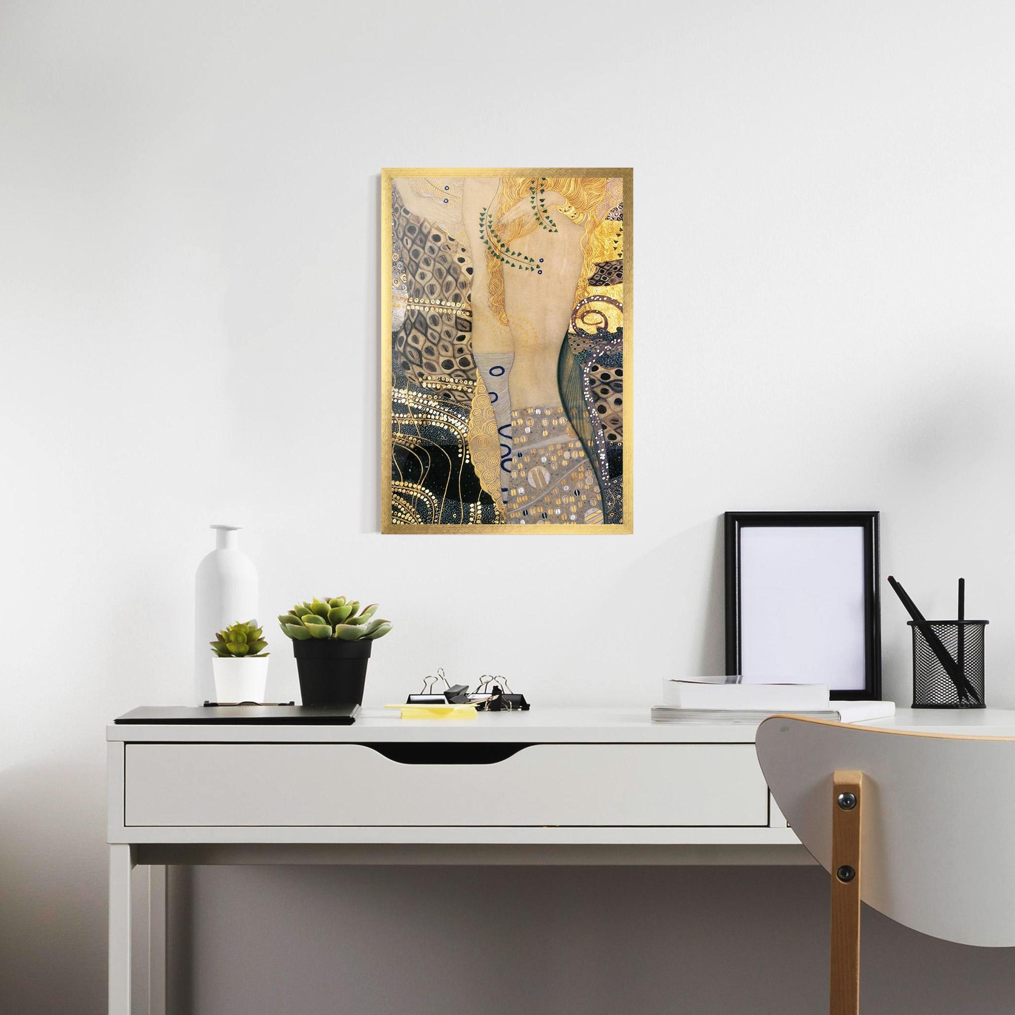 Gerahmte Poster Gustav Klimt Paint mockup 7