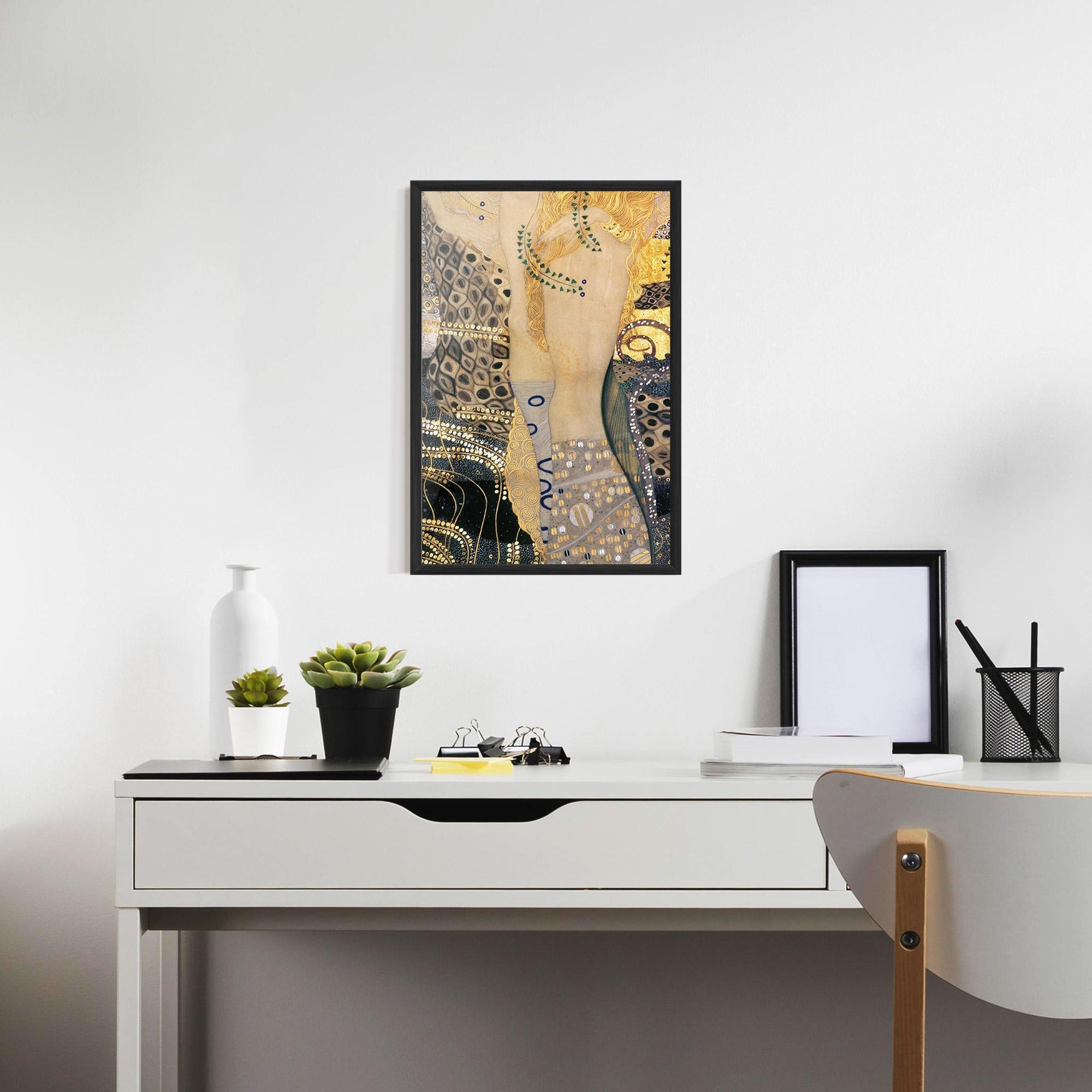 Gerahmte Poster Gustav Klimt Paint mockup 7