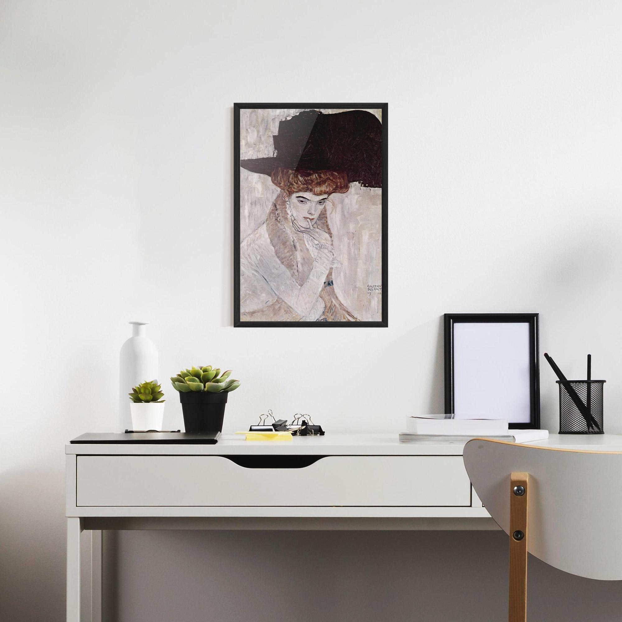 Gerahmte Poster Klimt Woman mockup 7