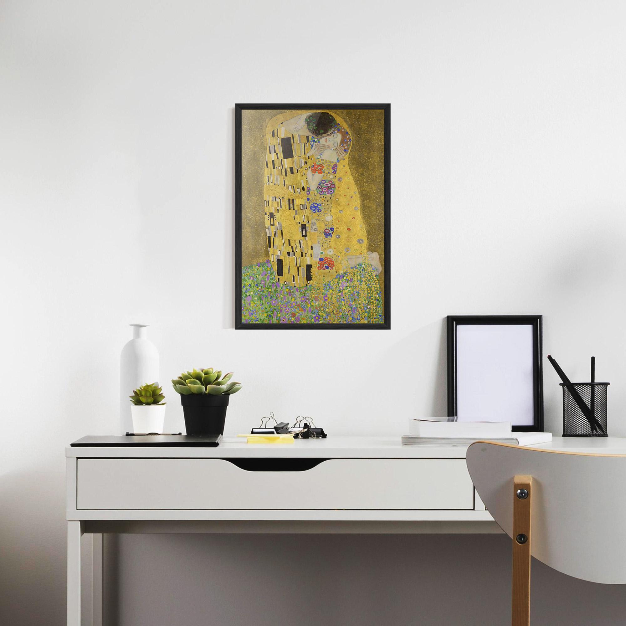 Gerahmte Poster The Kiss mockup 7