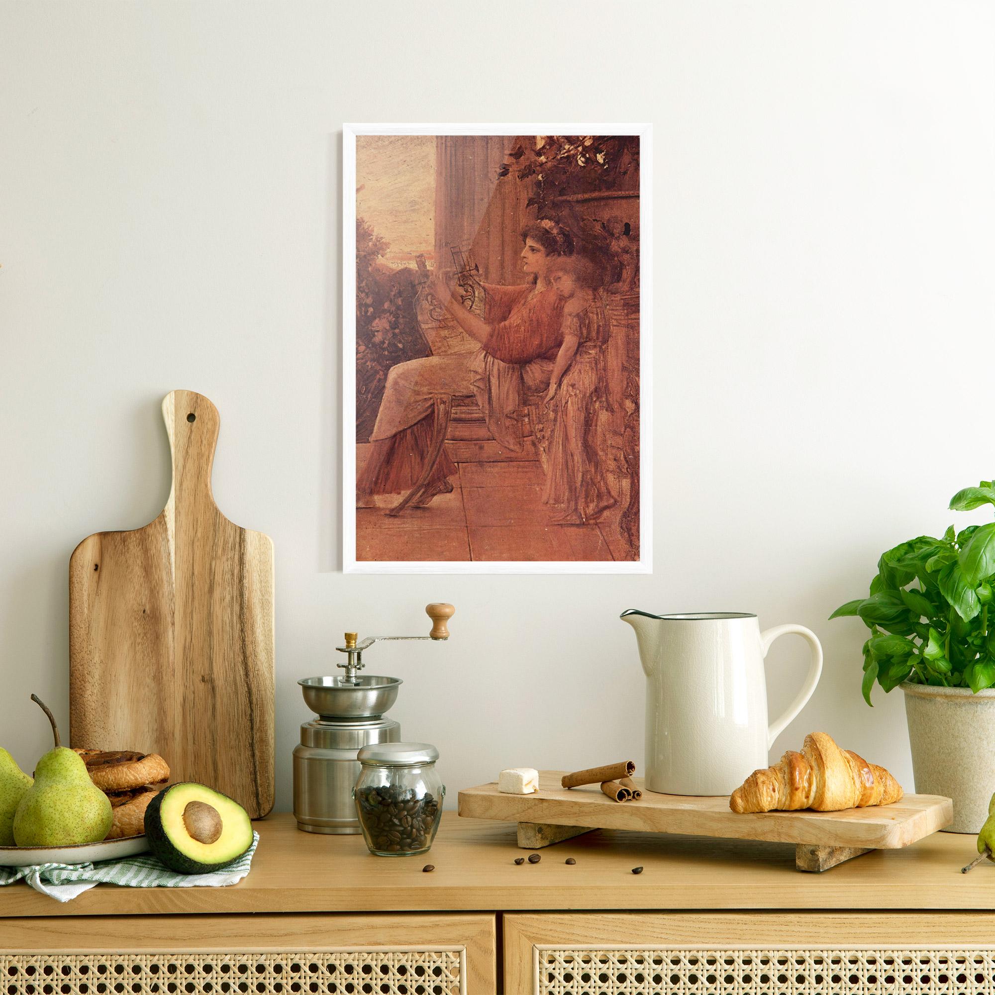 Gerahmte Poster Gustav Klimt Painting mockup 8