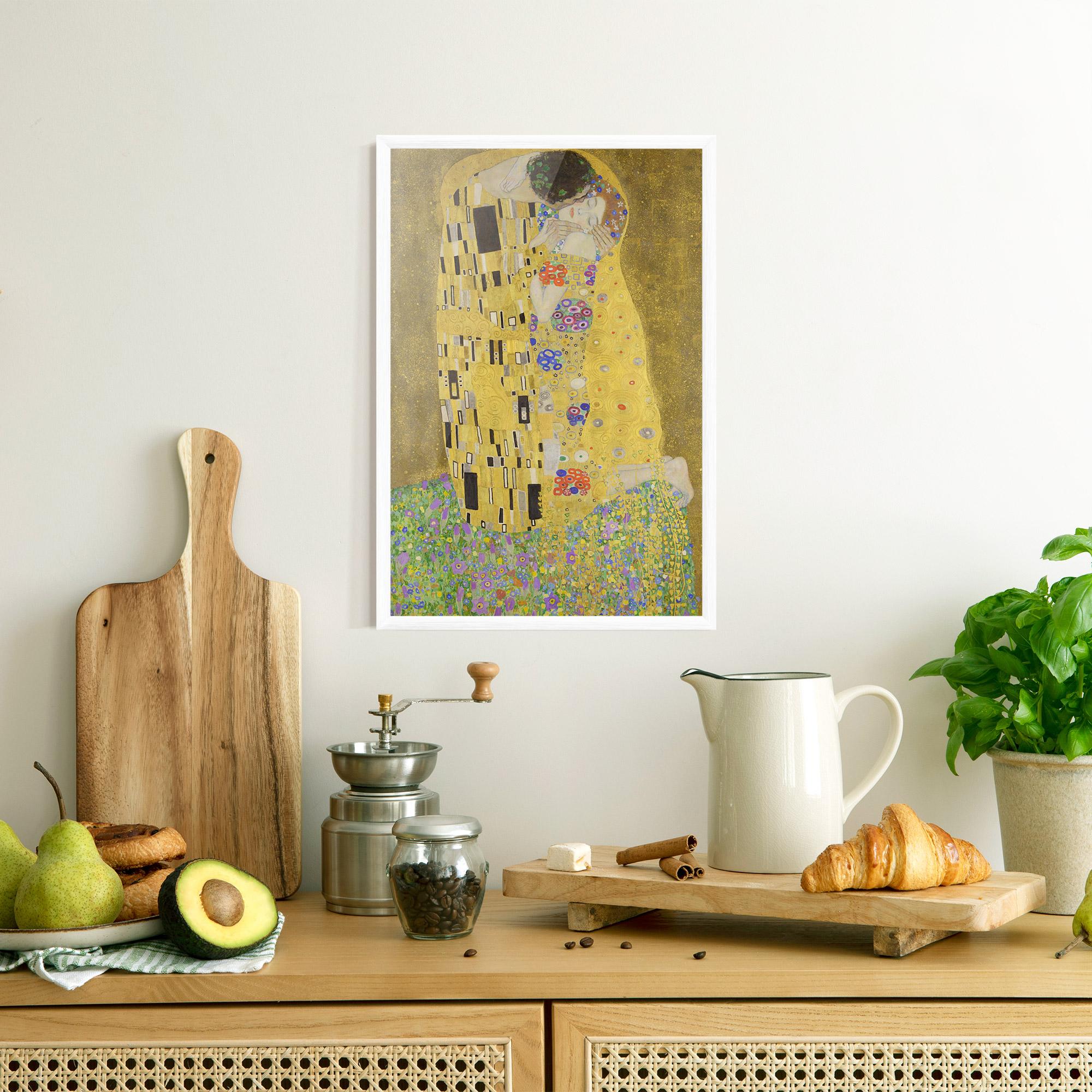 Gerahmte Poster The Kiss mockup 8