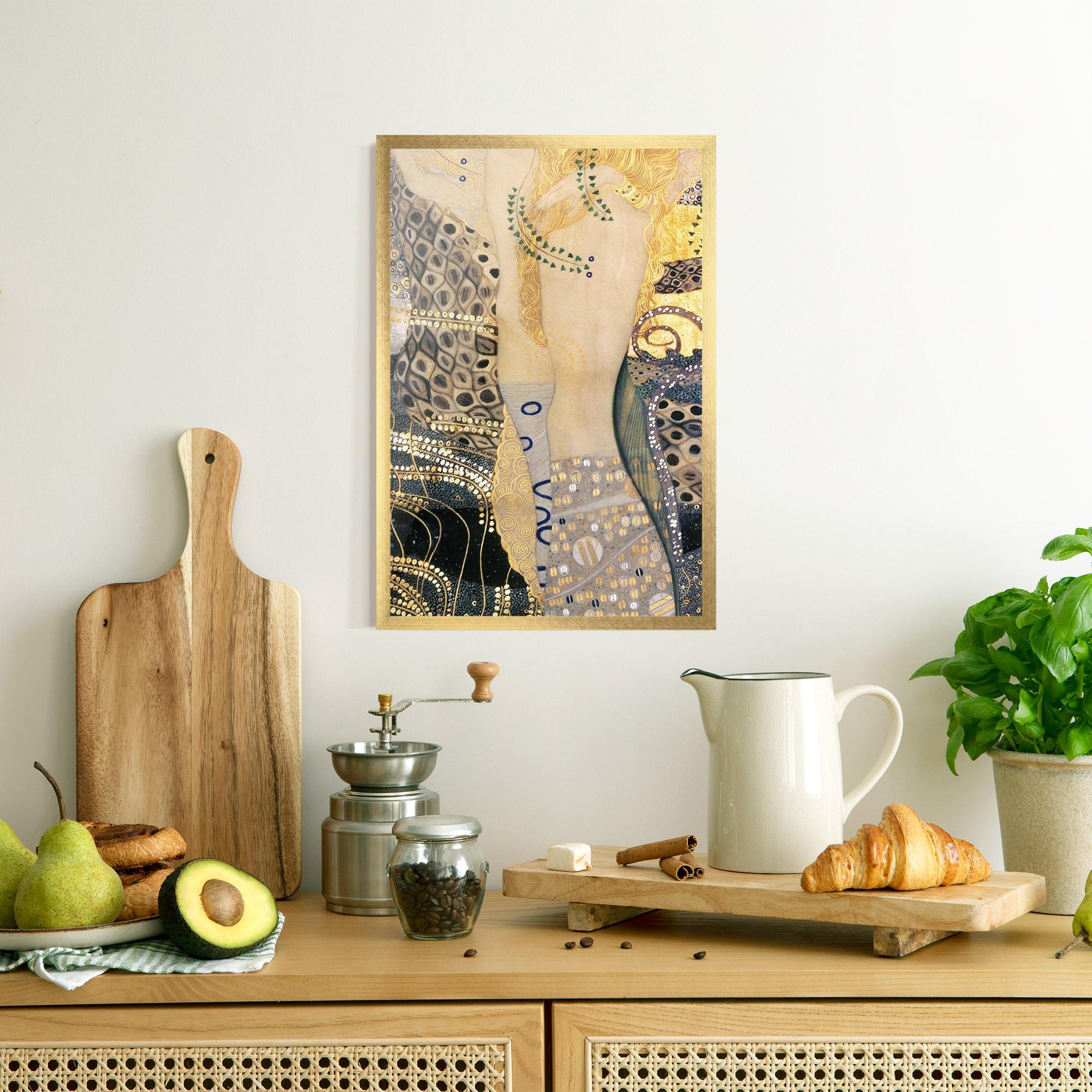 Gerahmte Poster Gustav Klimt Paint mockup 8