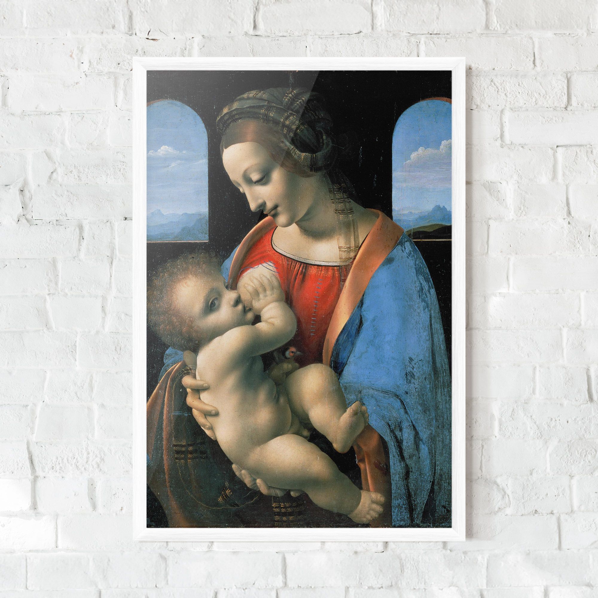 Leonardo Da Vinci Attributed Madonna Litta mockup 0