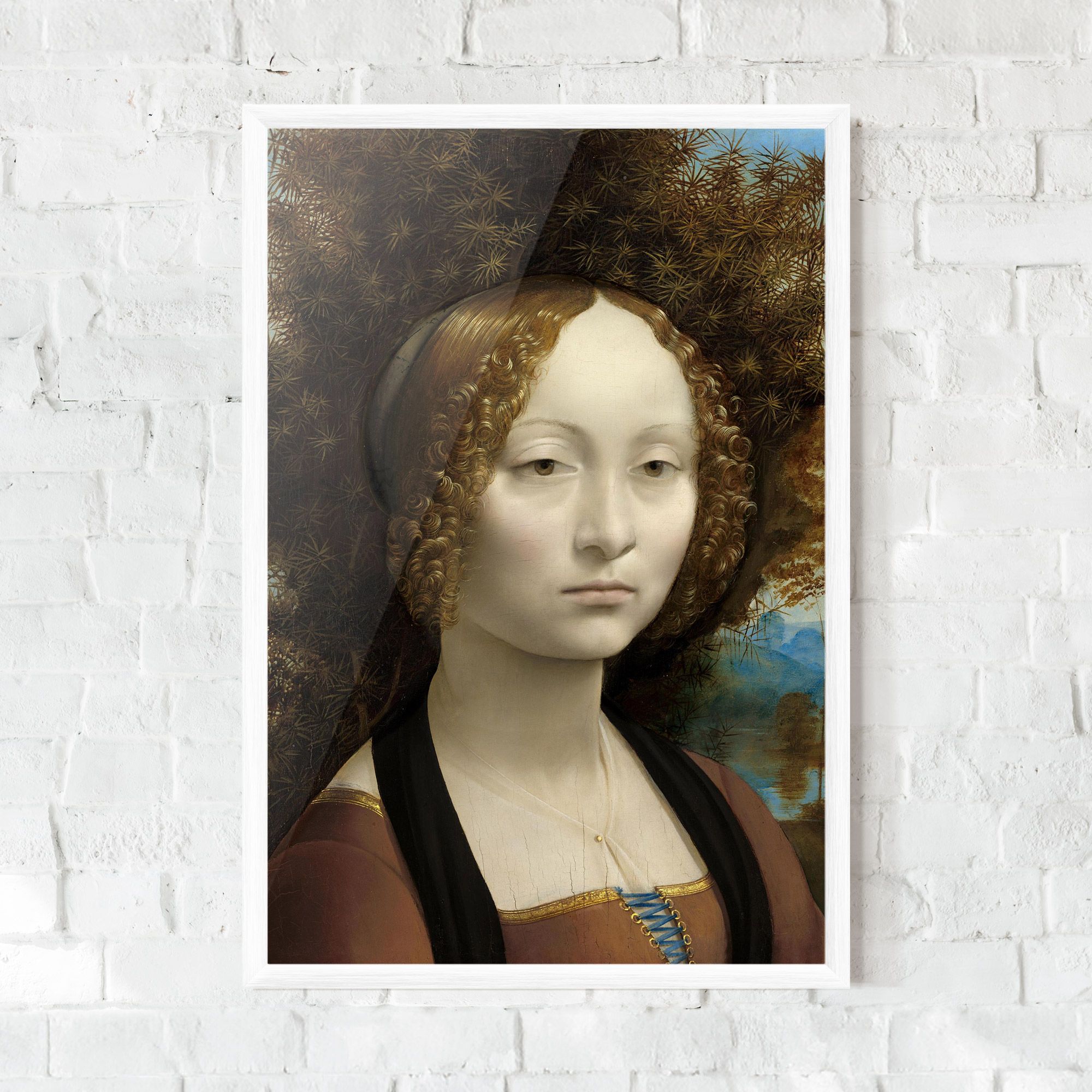 Leonardo Da Vinci Ginevra De Benci mockup 0