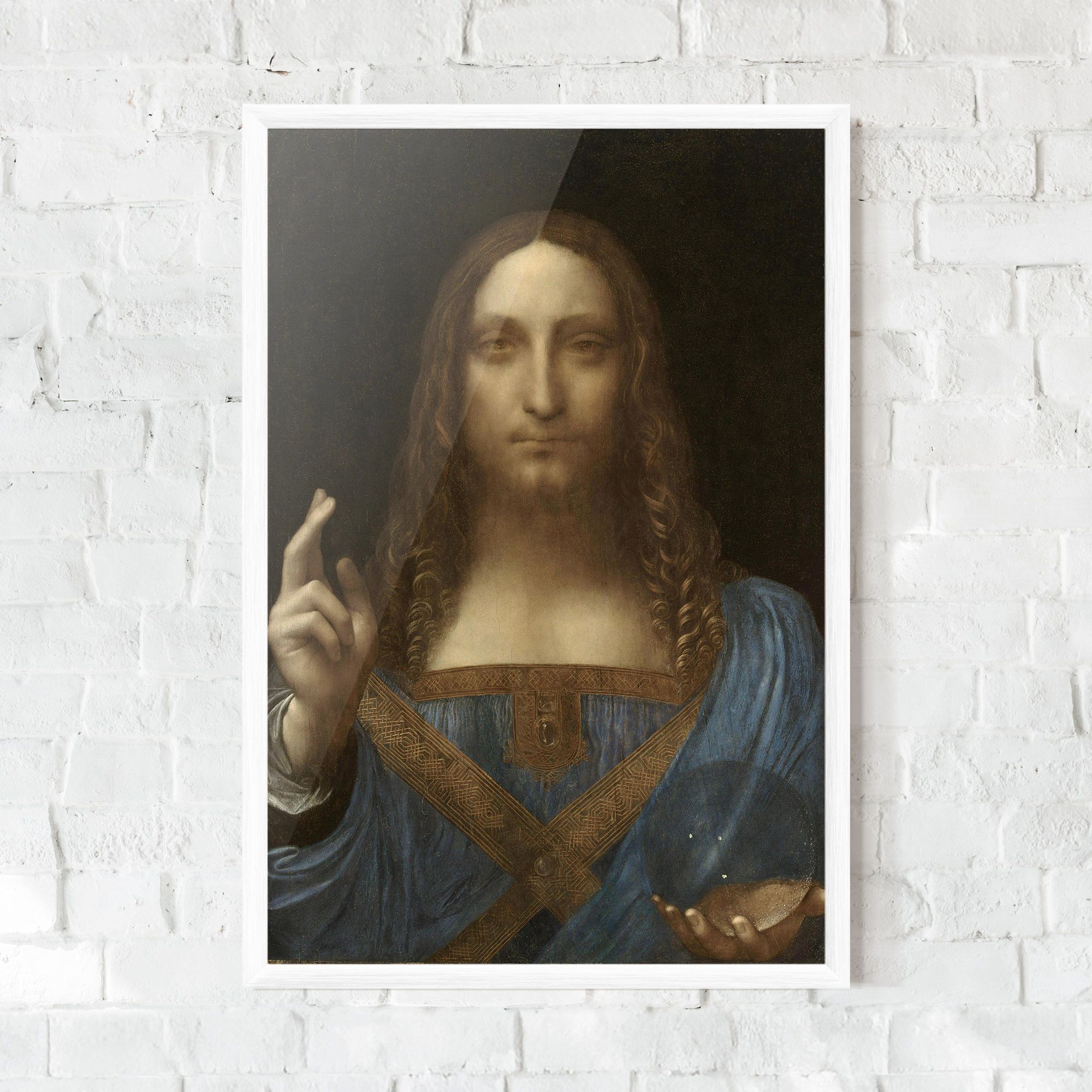 Leonardo Da Vinci Salvator Mundi mockup 0