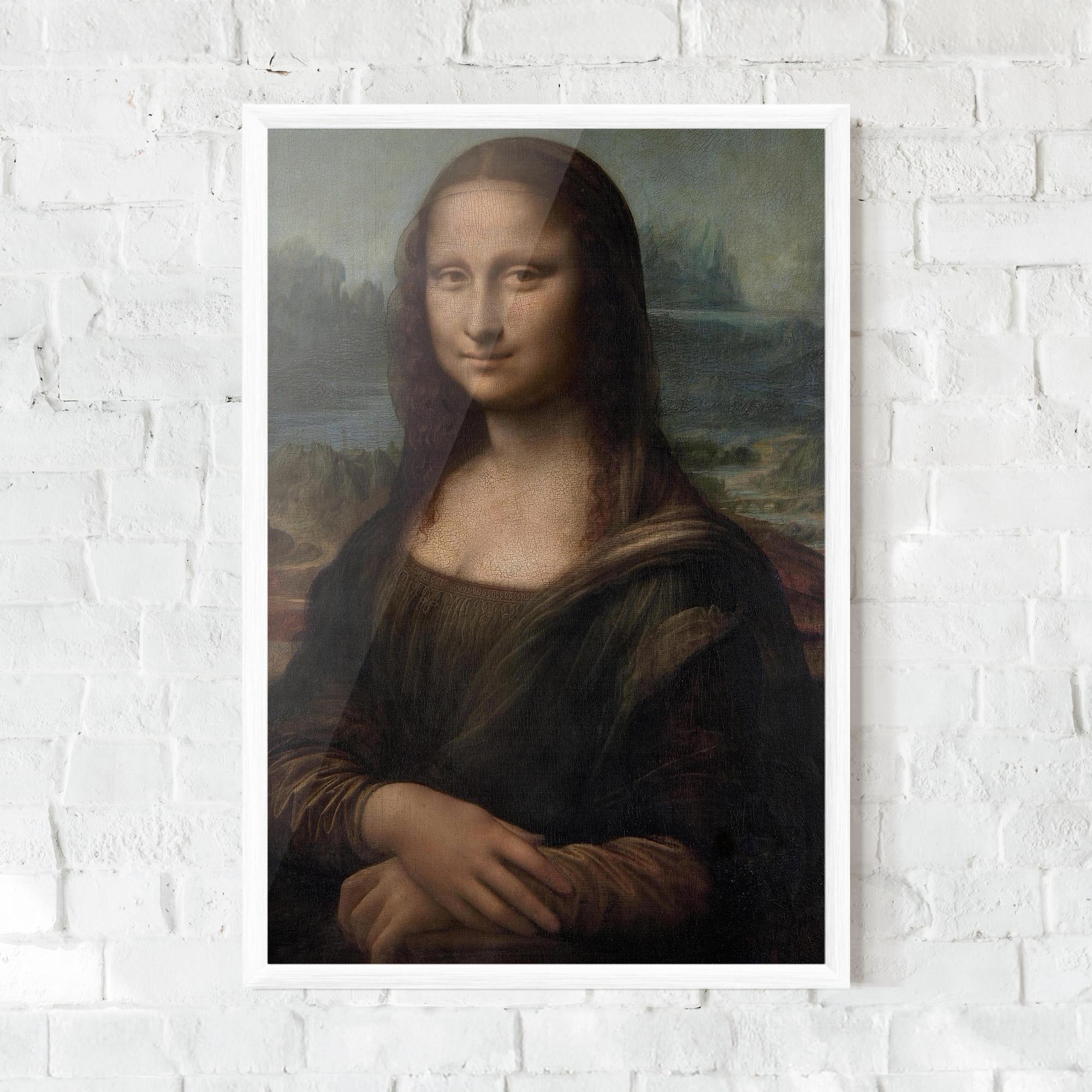 Gerahmte Poster Mona Lisa By Leonardo Da Vinci mockup 0