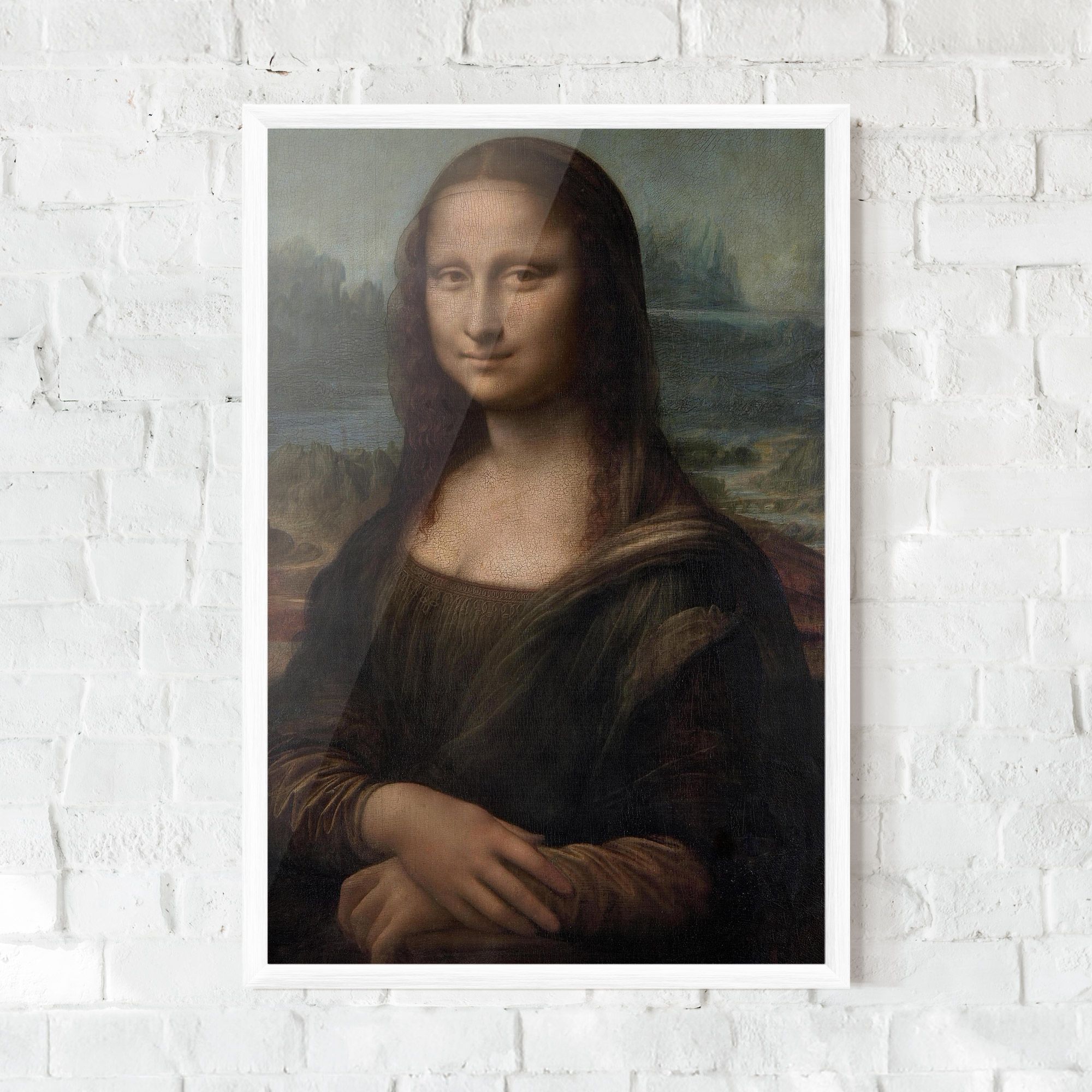 Mona Lisa By Leonardo Da Vinci mockup 0
