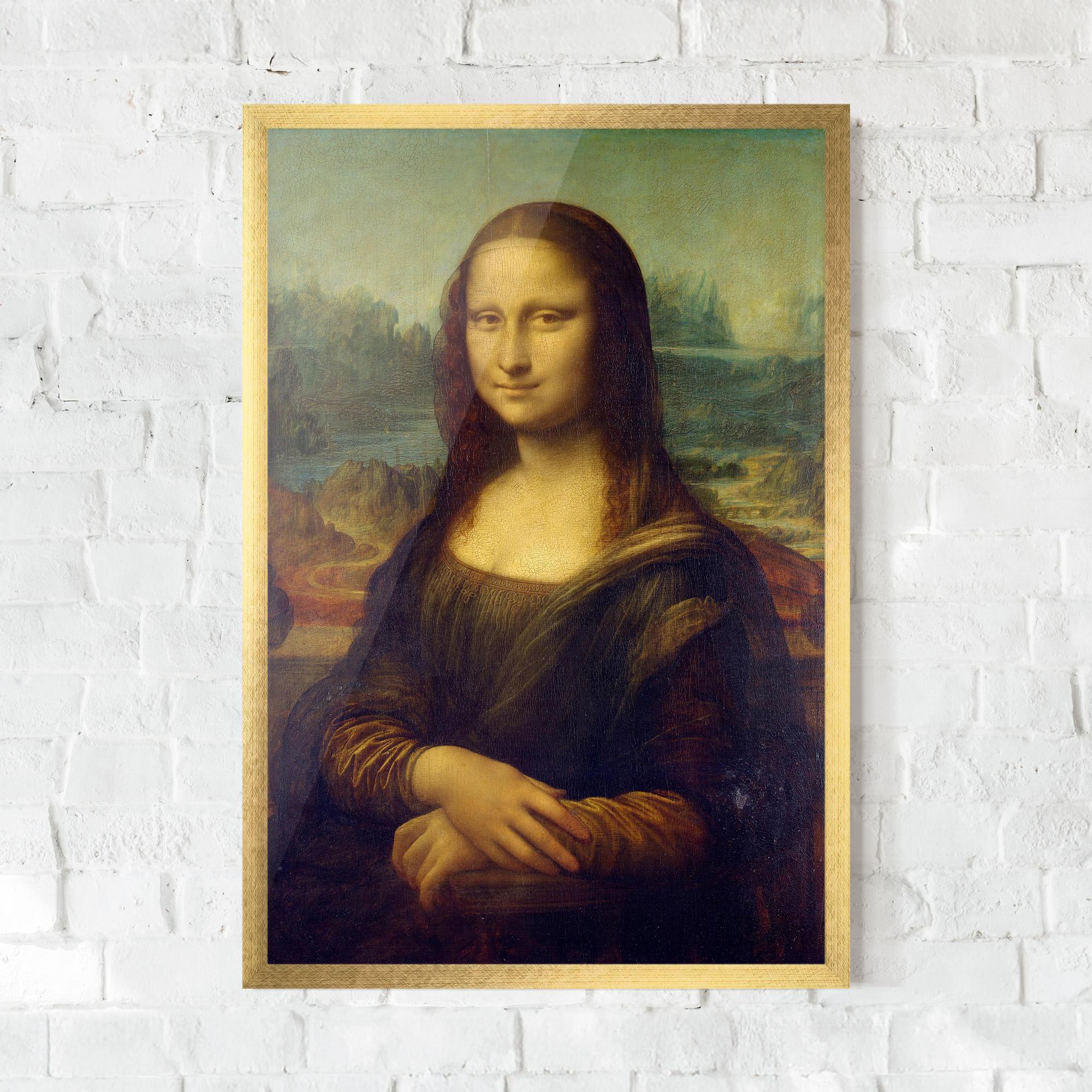 Gerahmte Poster Gioconda By Leonardo Da Vinci mockup 0