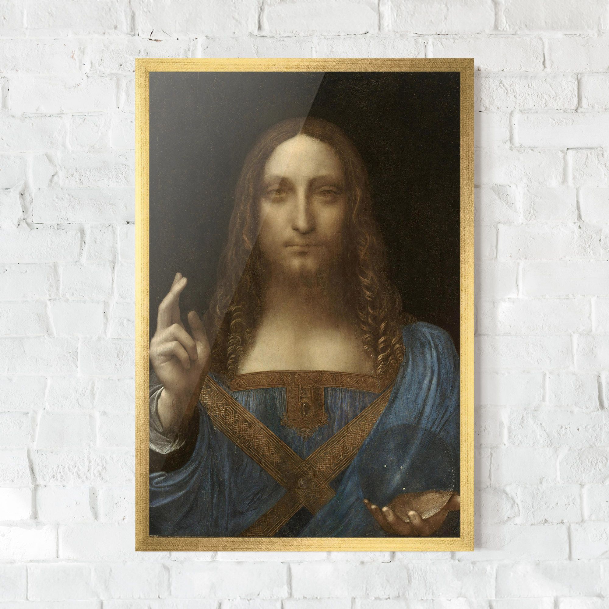 Leonardo Da Vinci Salvator Mundi mockup 0