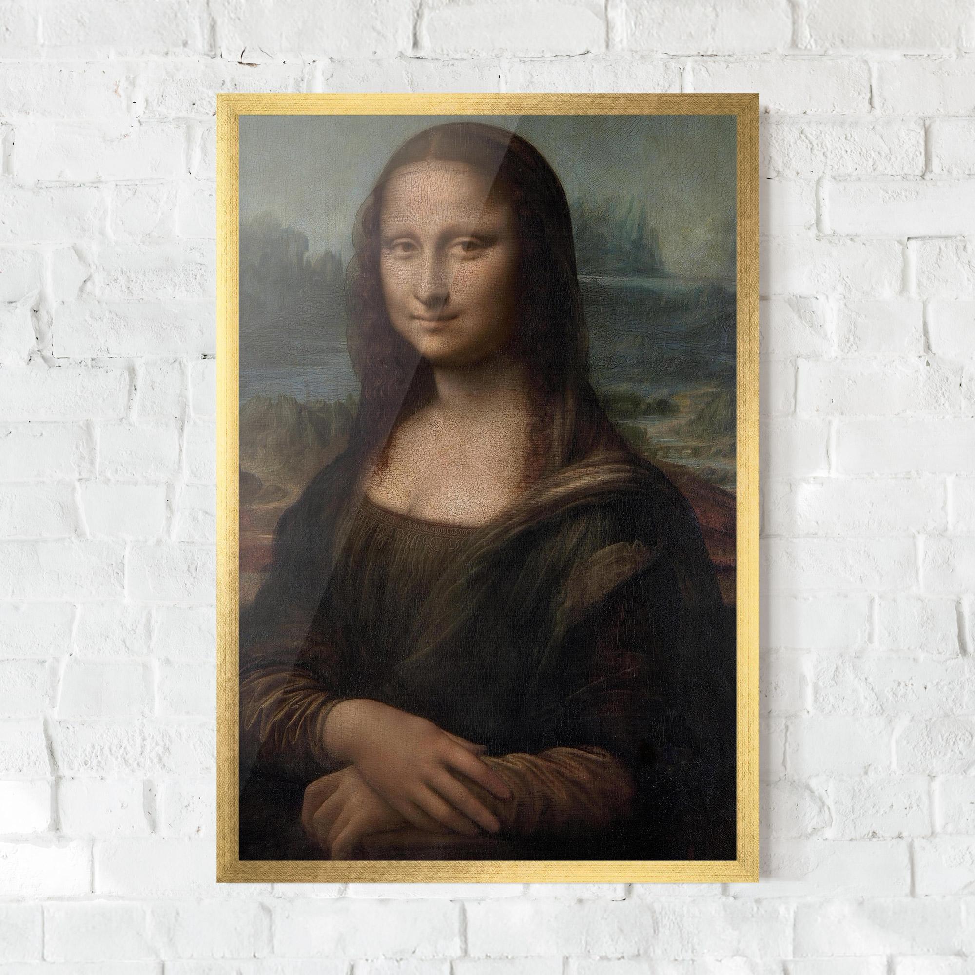 Gerahmte Poster Mona Lisa By Leonardo Da Vinci mockup 0